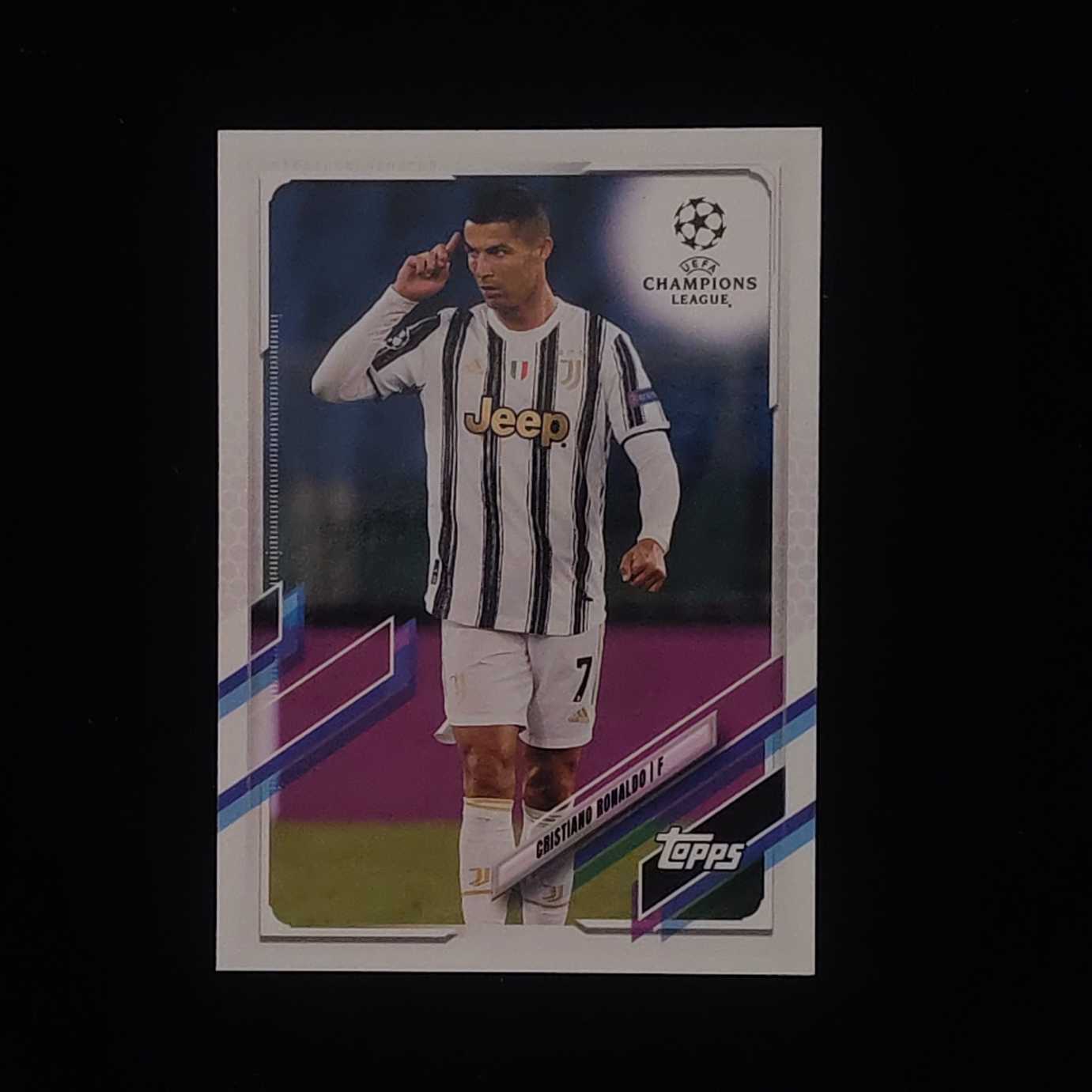 2021 Topps UEFA Champions League Cristiano Ronaldo 欧冠 樱花 皇马 皇家马德里 尤文 C罗 罗纳尔多 base 卡品如图 收藏必备