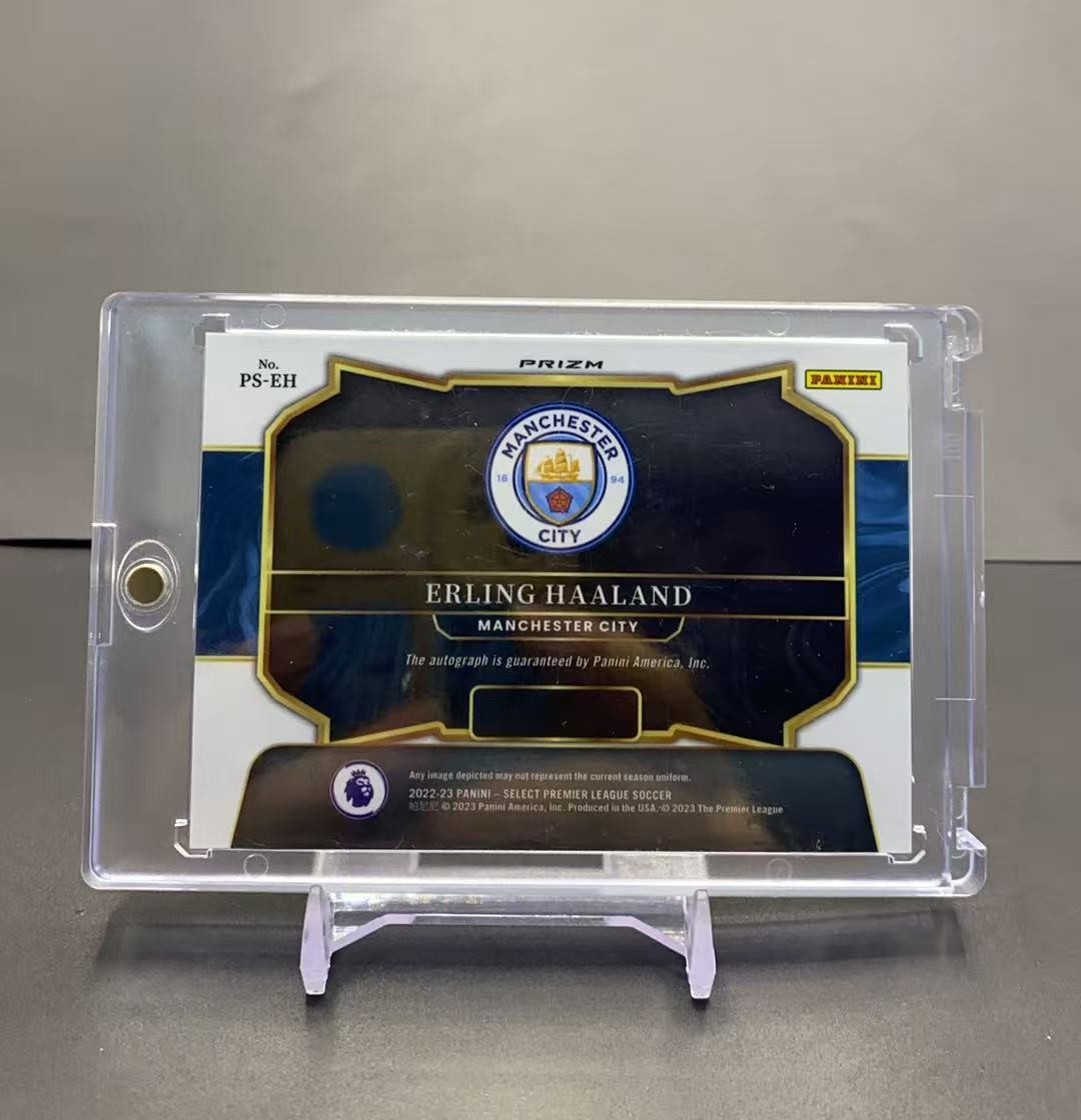 2022-23 Panini Select Premier League Erling Haaland 【杭州310】 英超 曼城 魔人布欧 哈兰德 签字 三冠王 英超金靴 银折 卡品如图 Y