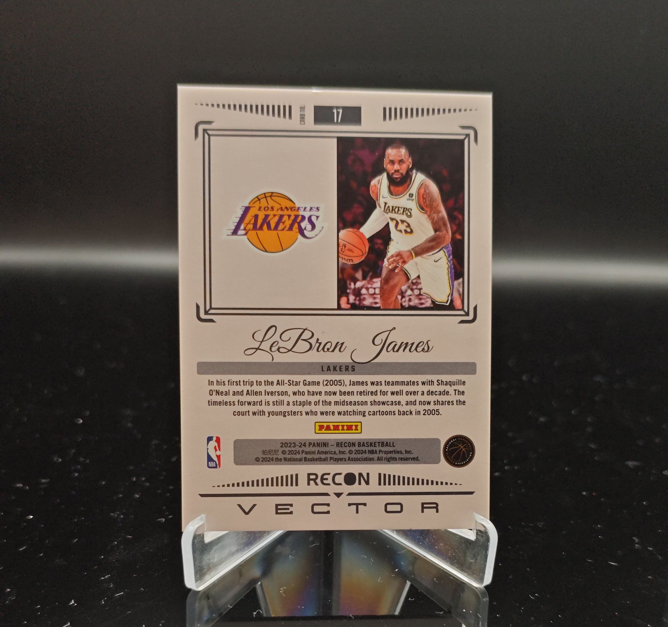 2024 Panini Recon LeBron James #17 勒布朗詹姆斯 lbj 老詹 乐邦 洛杉矶湖人 卡品如图
