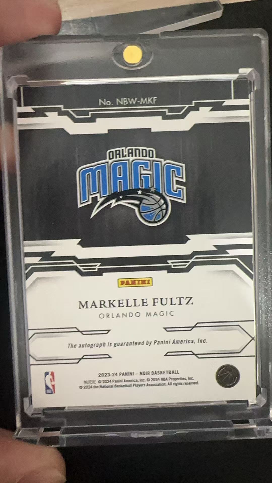 2023-24 Panini Noir Markelle Fultz 诺尔 魔术 马克尔 富尔茨 新秀RC /99编 卡签 签字 卡品如图【凰林】