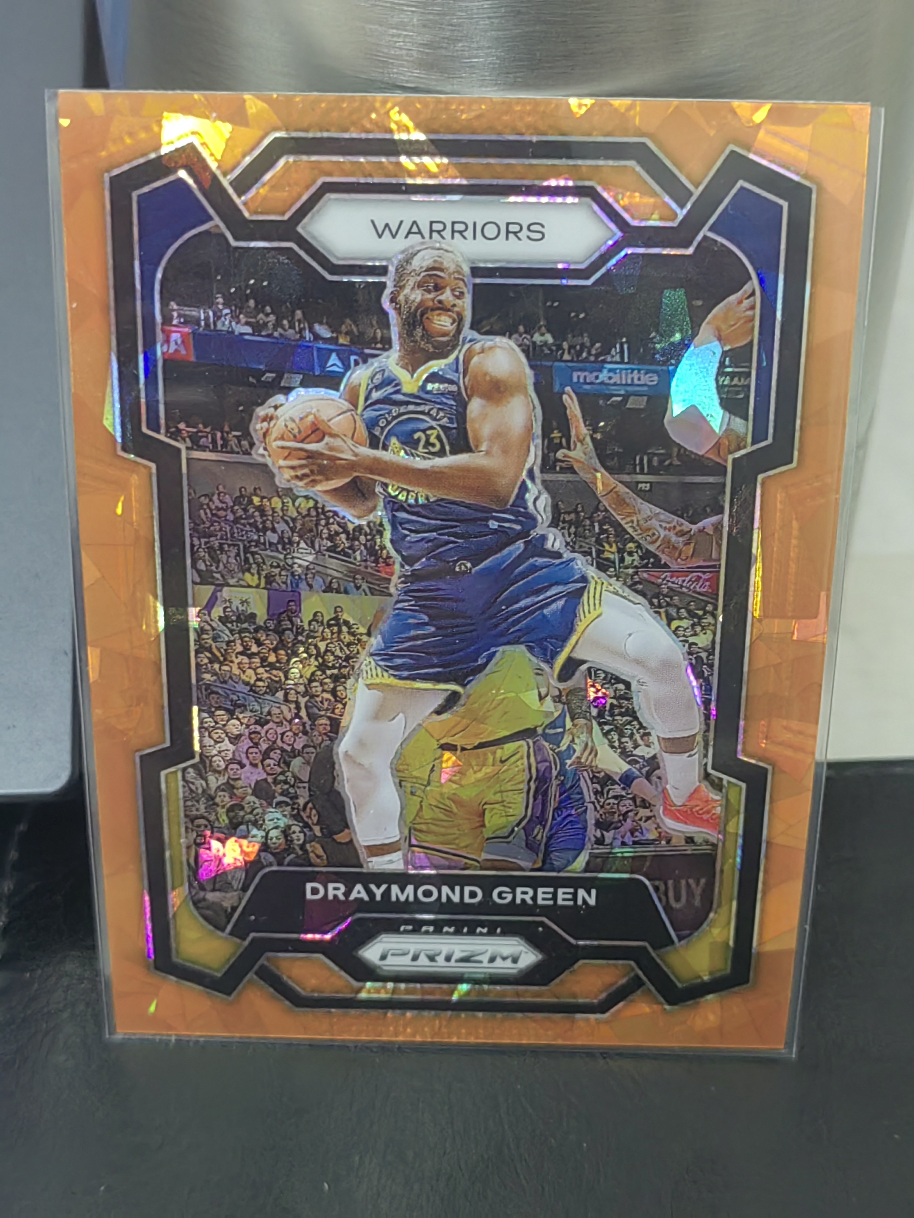 2023-24 Panini Prizm Draymond Green PZ 橙碎冰 德雷蒙德格林 追梦格林 勇士 篮 白边白角 不保卡品 卡品如图