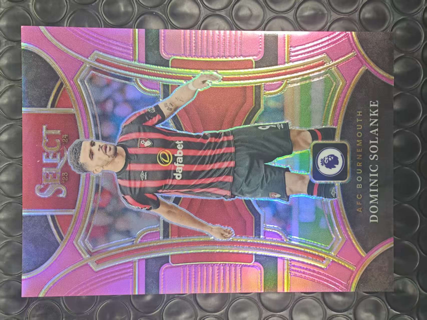 2023-24 Panini Select Dominic Solanke 英超 伯恩茅斯 多米尼克 索兰克 二级 91/99编 粉折 折射 卡品如图【原地起飞卡社】MVP11.6