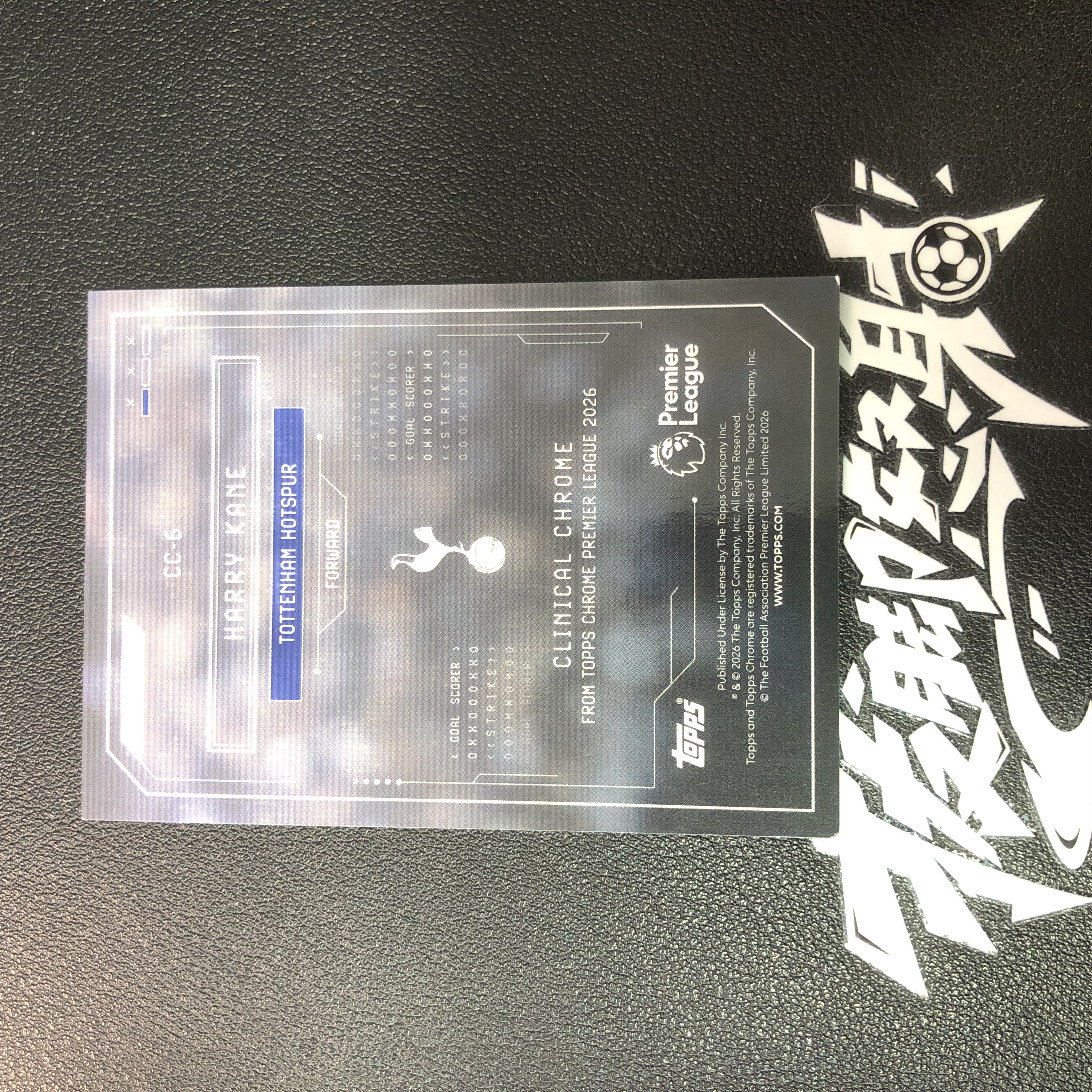 【拔脚代卖】2025-26 Topps Chrome 英超 元年 Harry Kane 哈里凯恩 热刺 英超 拜仁 英格兰队长 临门一脚特卡 ...