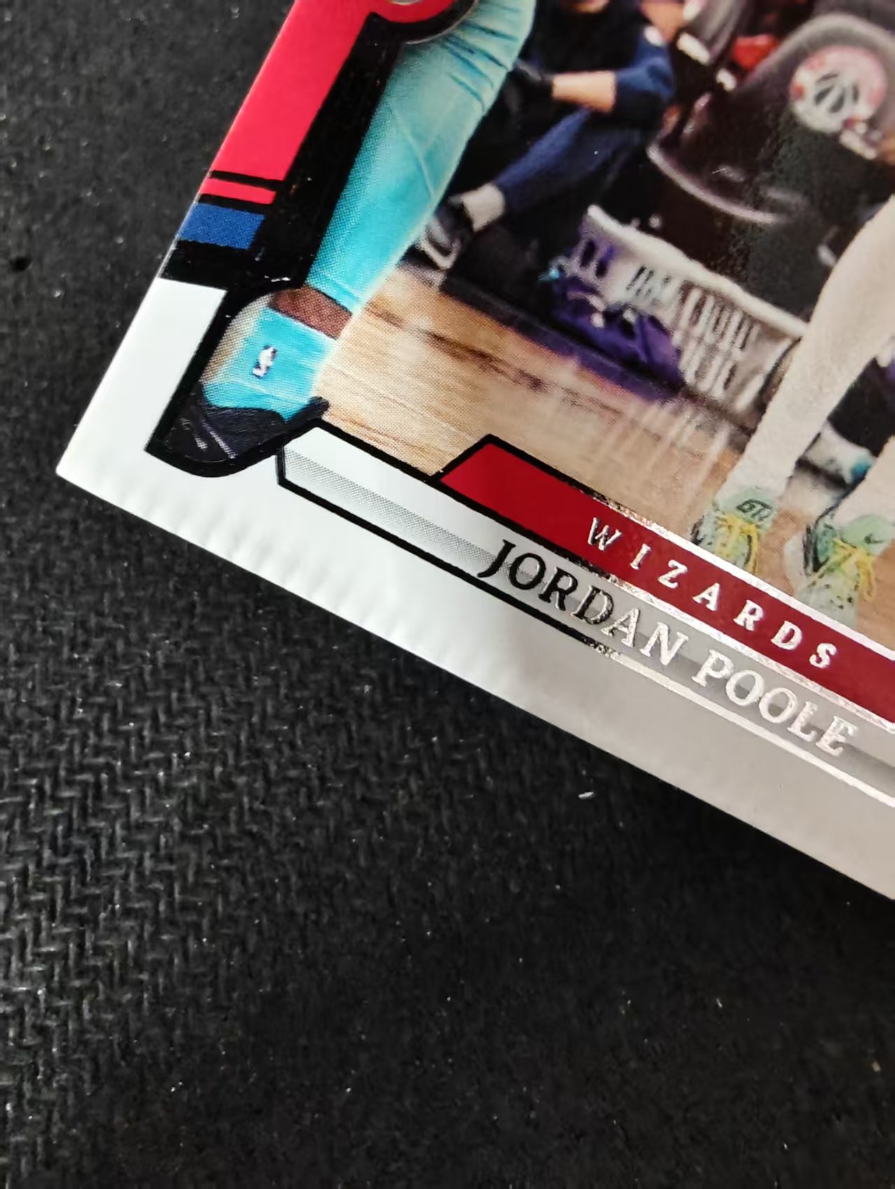2023-24 panini Crown Royale Jordan Poole 乔丹 普尔 奇才 皇冠 异形 划痕 边角瑕疵 #36