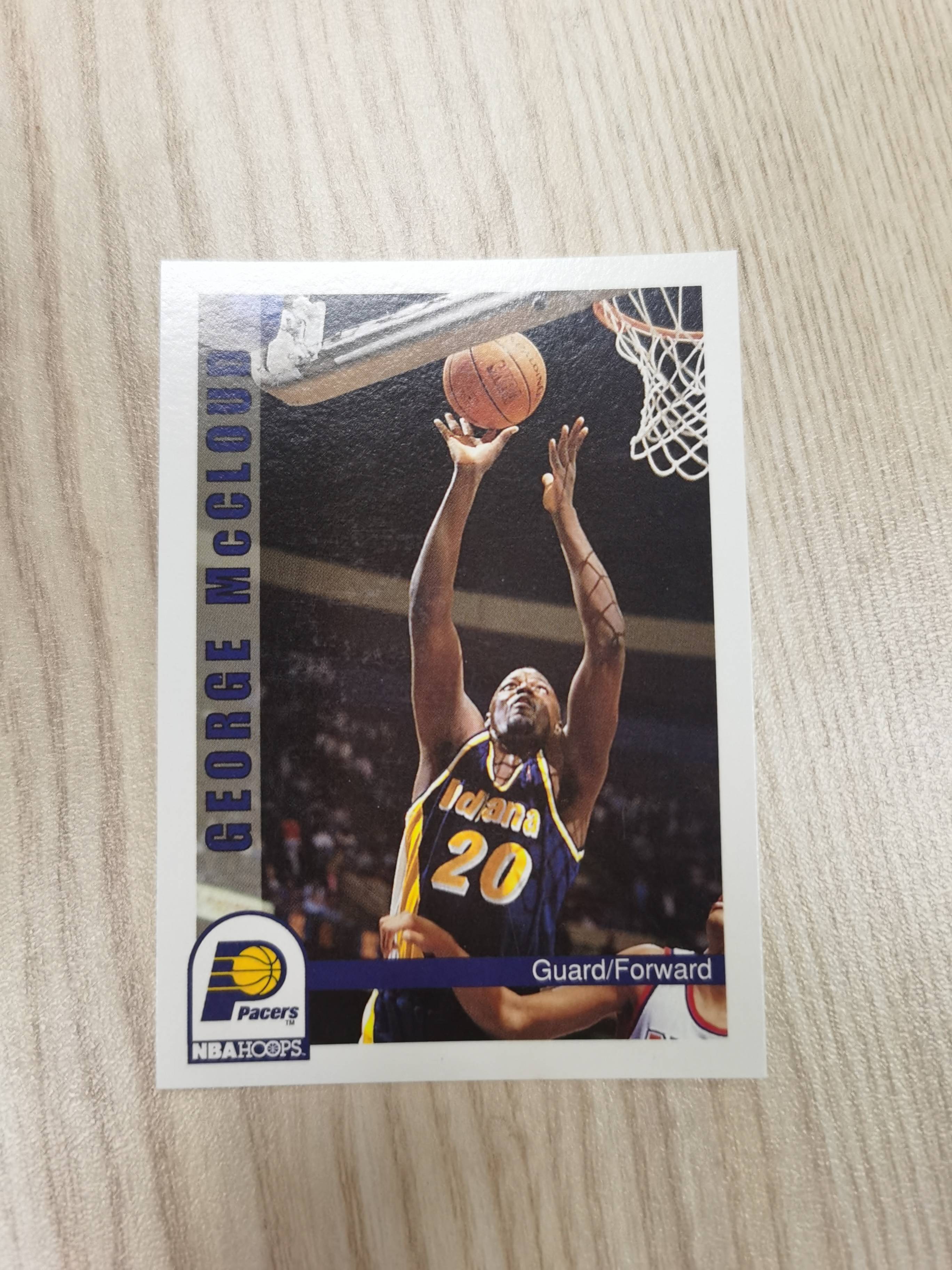 1992-93 SkyBox Base George McCloud 1992-93 乔治·麦克劳德 skybox #91 NBA单赛季三分球出手数最多的球员 步行者 硬通货 极具收藏价值
