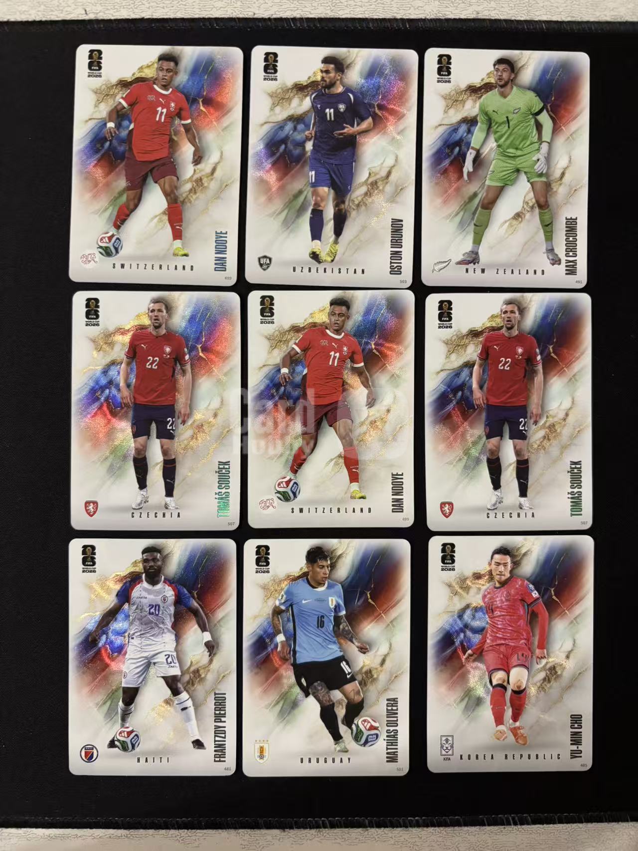 【星辰】2026 Panini 卡游 FIFA WORLD CUP 世界杯 10元包 薄卡 联合卡 NDOYE 恩多耶 捷克 绍切克 皮罗 奥利维拉 等 LOT 实卡精美