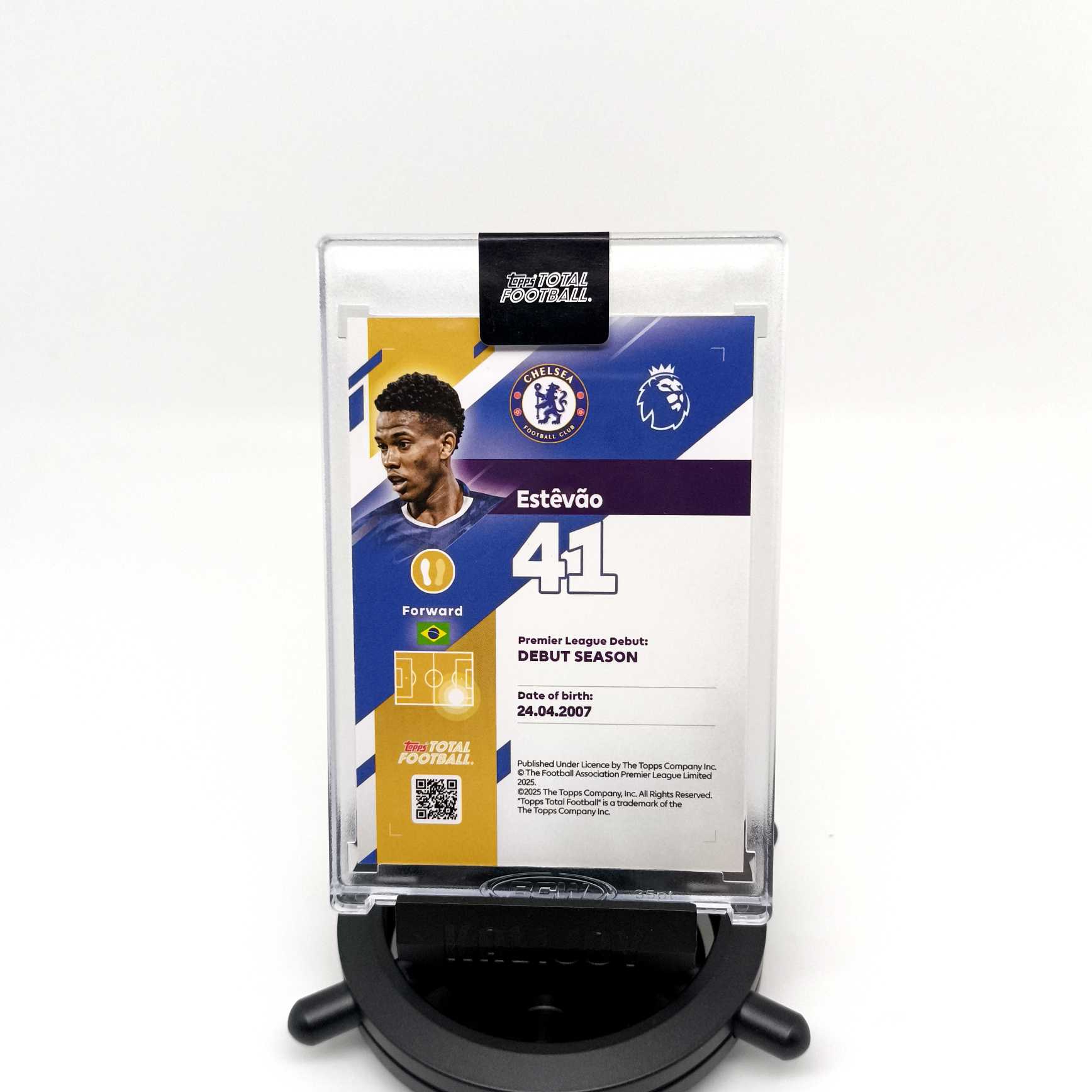2025-26 Topps Total Football Estevao RC 埃斯特旺 切尔西超新星 切尔西 巴西 7/25编 TTF 原封砖