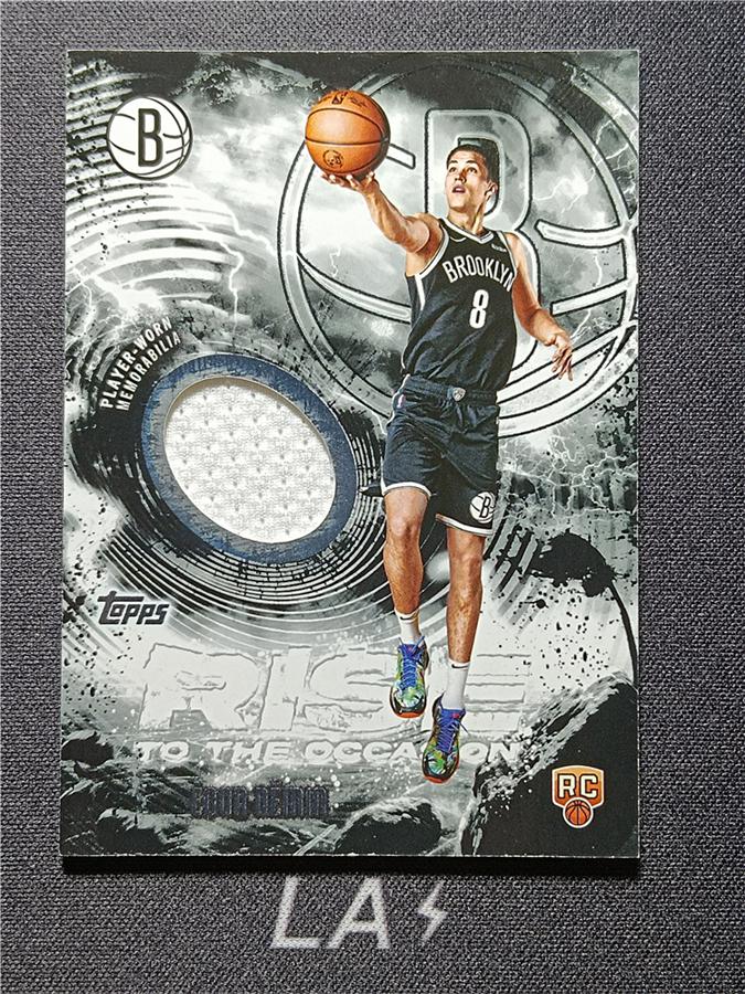 【LA拍卖】2025-26 Topps Flagship Egor Demin 篮网 叶戈尔 德明 RC新秀 Rise To The Occasion 小窗 物料切割 亲穿球衣 微瑕如图 潜力新秀 KK101