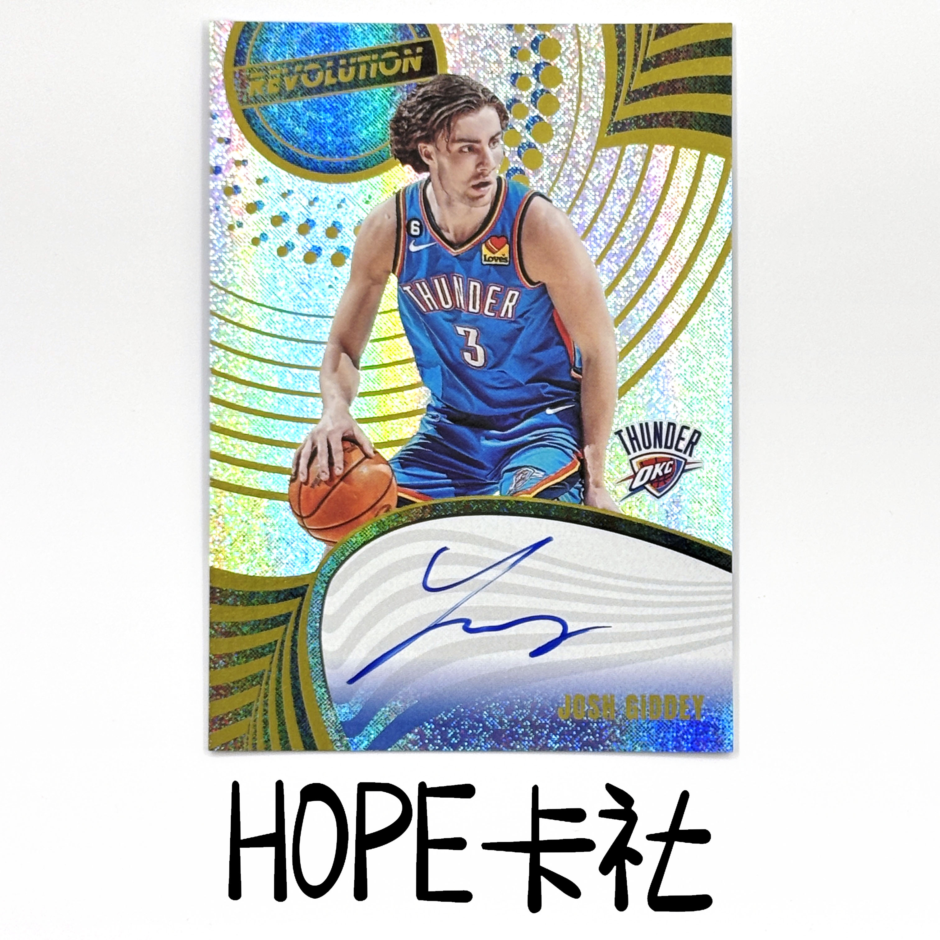 2023-24 Panini Spectra Josh Giddey 近期大热 未来超巨 公牛新王 三双王 约什 吉迪 光谱金折卡签【HOPE代卖(4.5%含卡淘)】