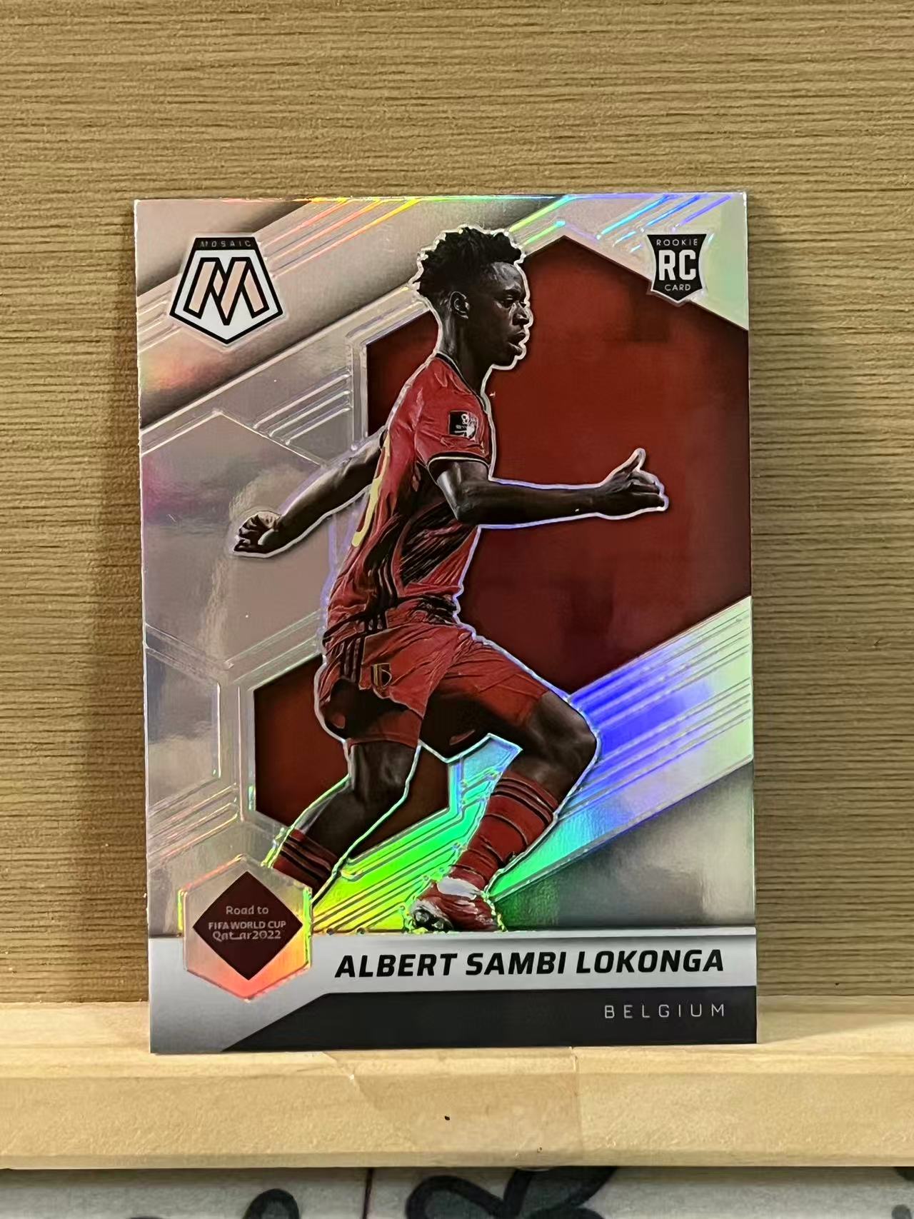 2021-22 Panini Mosaic Albert Sambi Lokonga RC 洛孔加 新秀 比利时 世界杯 银折 实卡精美 收藏必备 A47