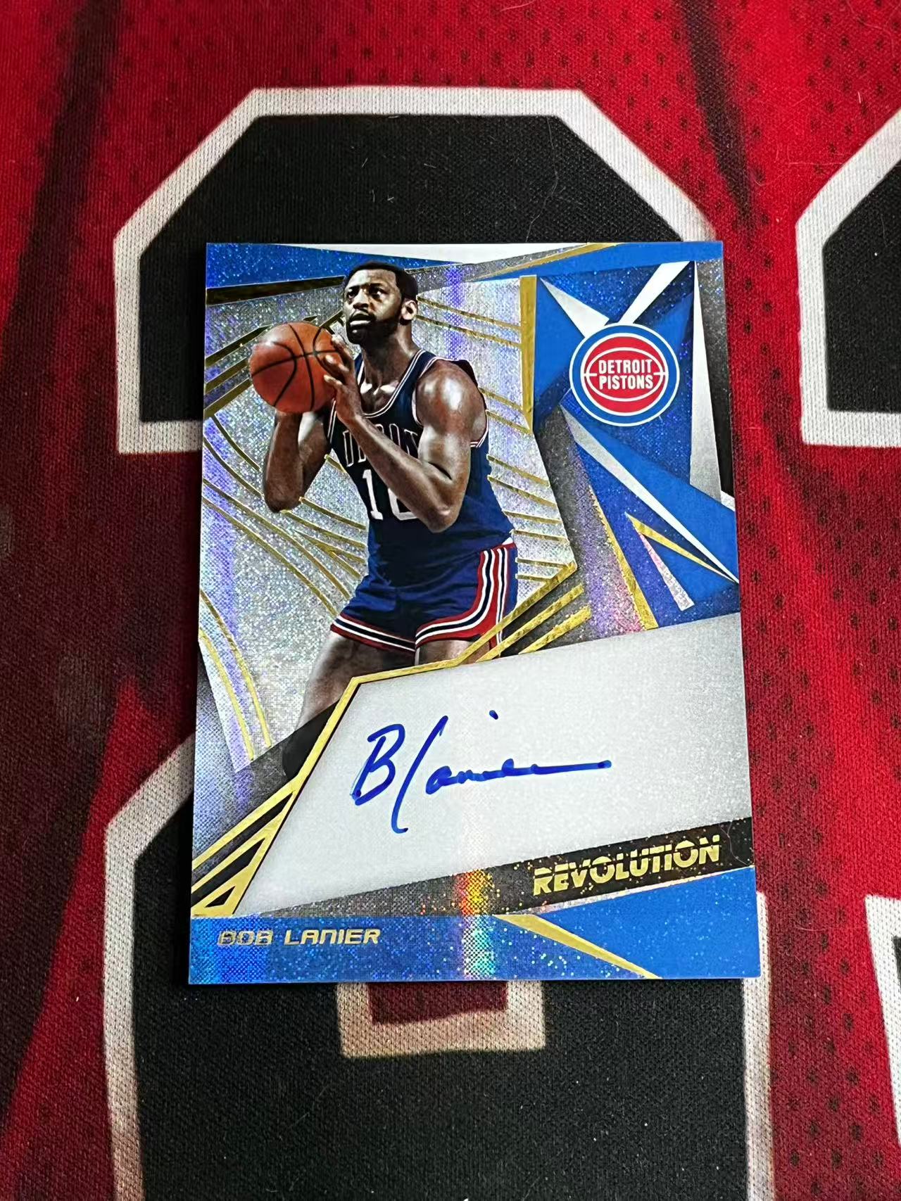 【接寄拍】2019-20 PANINI REVOLUTION 革命系列 活塞名宿 鲍勃兰尼尔 签字卡 卡签 全签 革命点点折 折射 专收凑套必备【烂臭嘴拍卖】