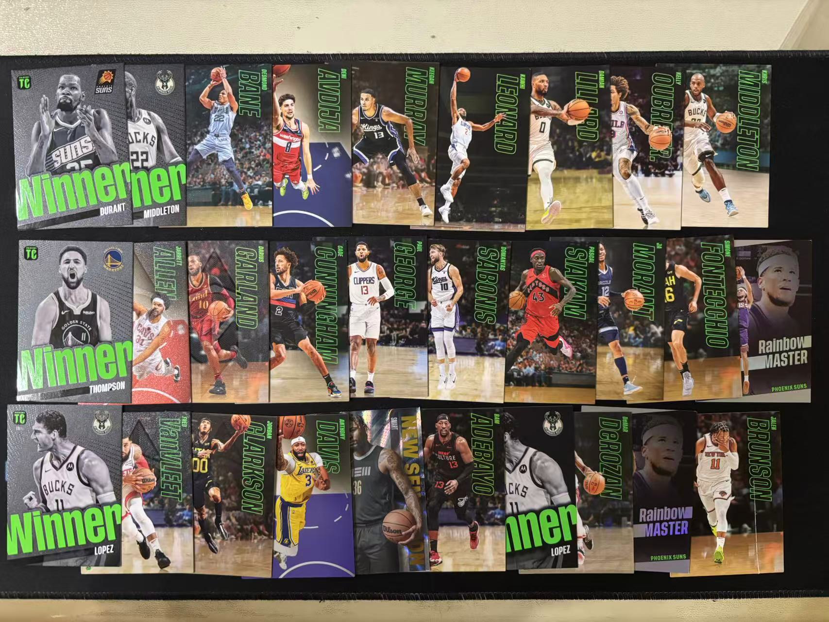 【星辰】PANINI 23-24 TOP CLASS系列 杜兰特 米德尔顿 伦纳德 穆雷 利拉德 汤普森 加兰 坎宁安 乔治 小萨 莫兰特 布克 戴维斯 德罗赞 布伦森 LOT