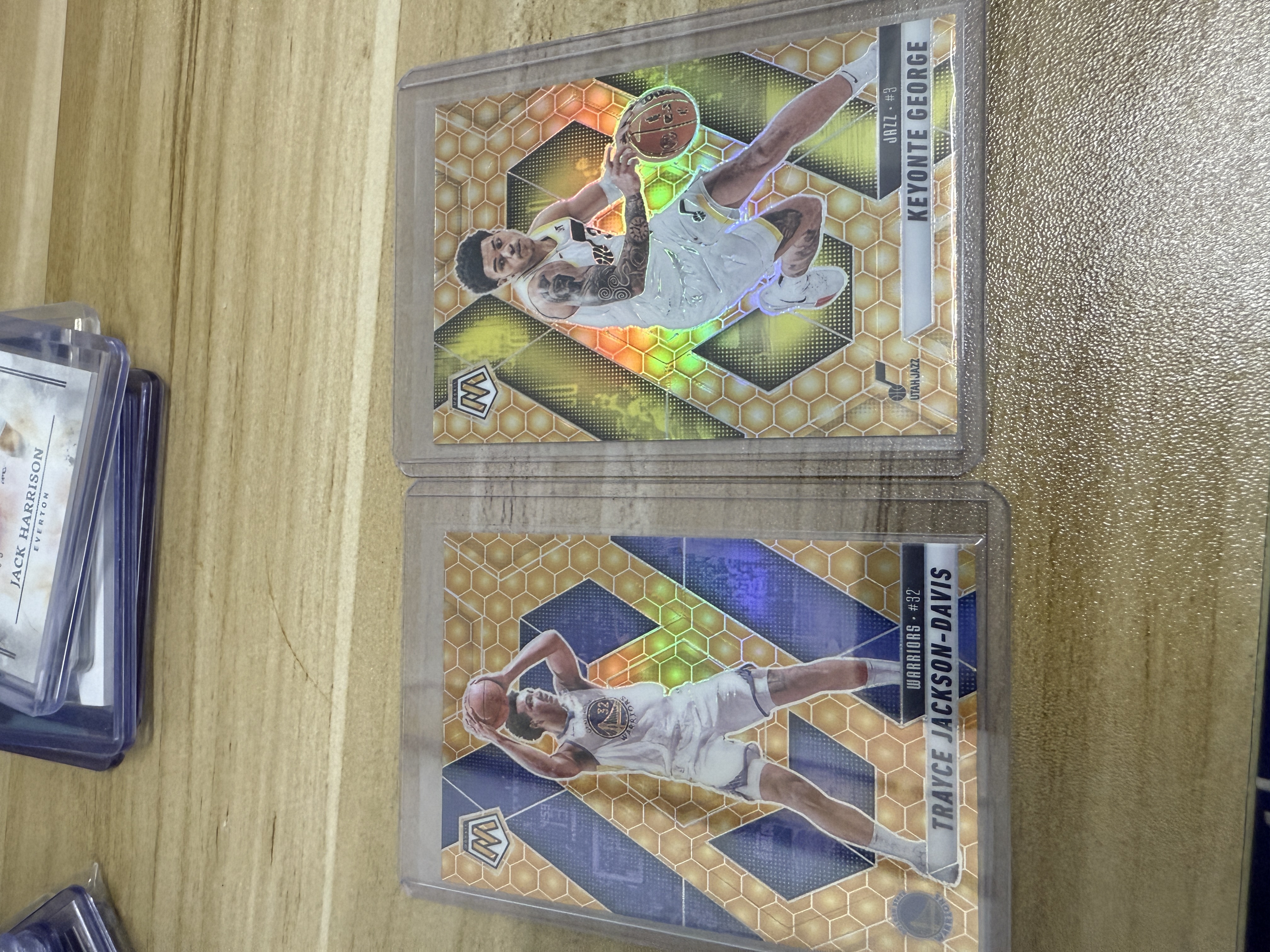 2024-25 Panini Mosaic 戴维斯 乔治 新秀rc 马赛克 橙折 彩虹套必备 勇士 爵士 潜力新秀 两张打包 只发默认请看描述【KK】