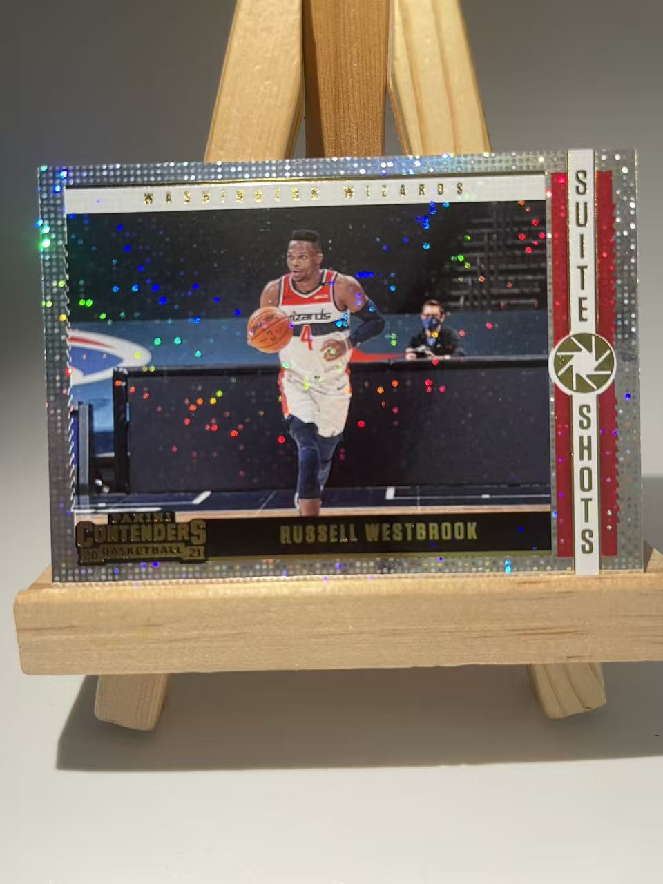 2020-21 Panini Contenders Russell Westbrook 球票 威少 威斯布鲁克 点点折 折射 场边特卡 超帅