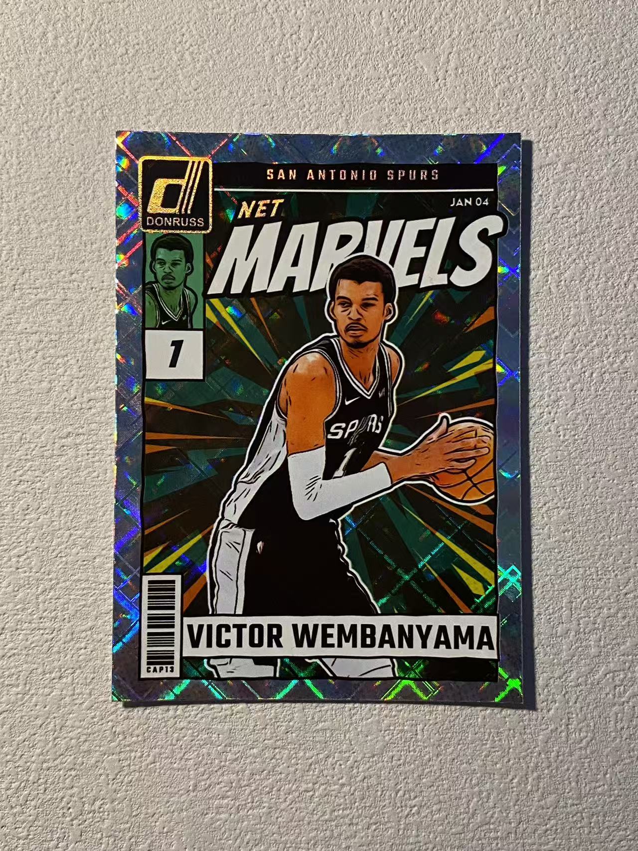 2024-25 Panini Donruss Victor Wembanyama 杜蕾斯 马刺 文班亚马 大比例 漫威特卡 钻石折 折射 收藏必备
