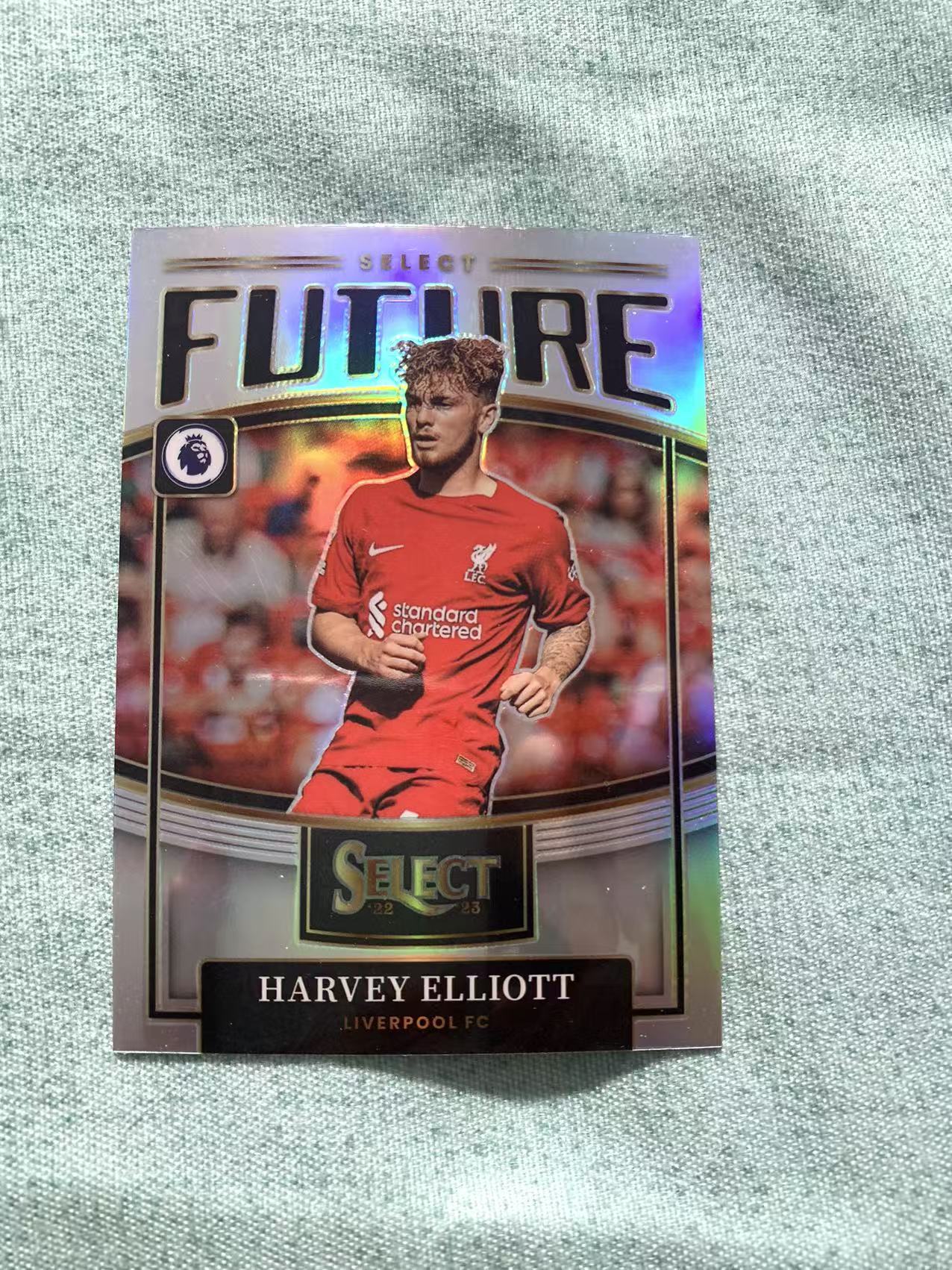 2023 Panini Select Harvey Elliott RC 英超Select 利物浦 埃利奥特 未来特卡 银折