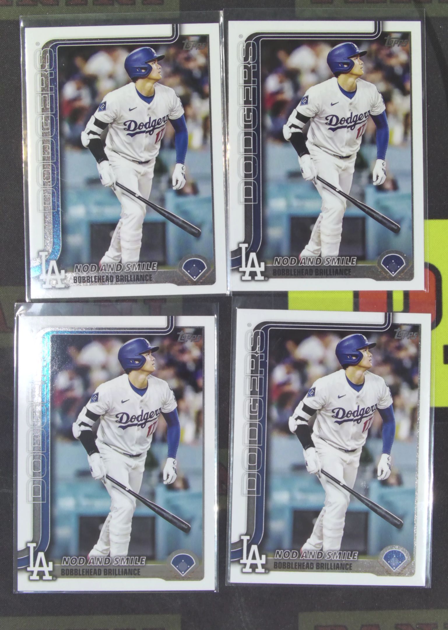 2025 Topps Update Shohei Ohtani Nirvana Project 大谷翔平 洛杉矶道奇 时刻 4张lot 卡品如图 收藏必备 吴¥