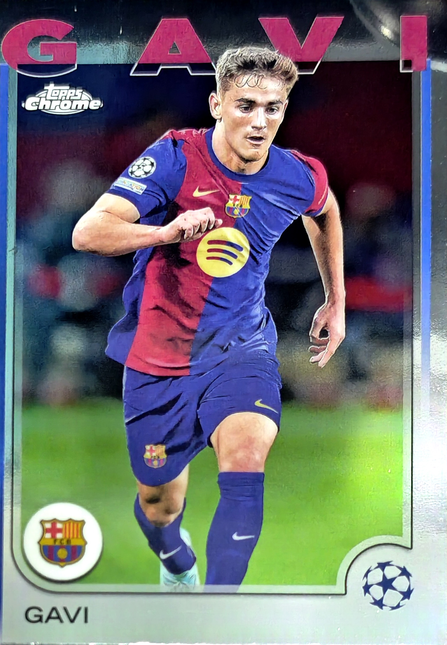 【K代拍】2024-25 Topps UCC gavi 欧冠 UCC 巴塞罗那 加维