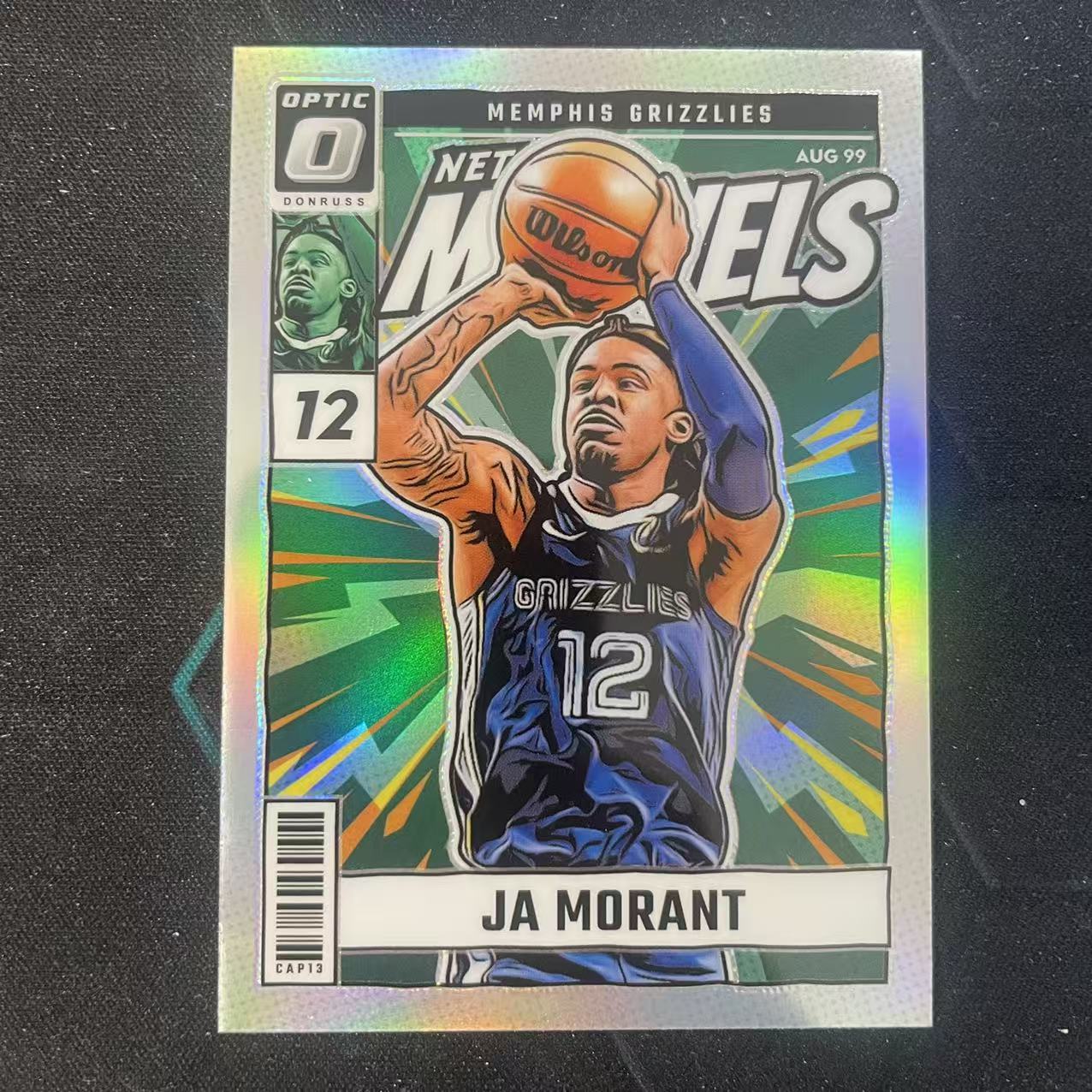 2024-25 Panini Donruss Ja Morant 【阿福代卖】贾 莫兰特 灰熊 杜蕾斯op marvels 漫威特卡 银折 收藏必备(行行行A)
