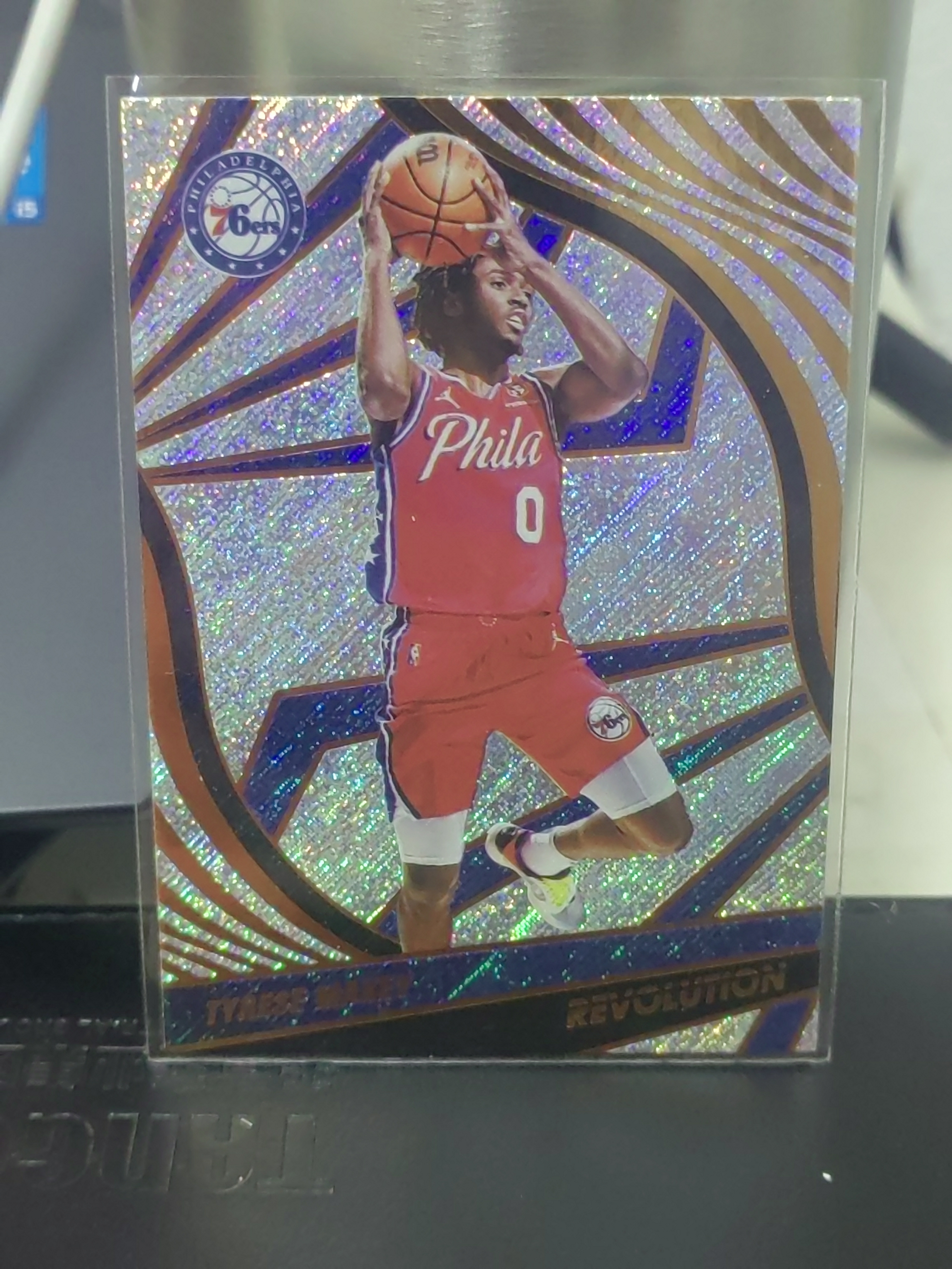 2021-22 Panini Revolution Tyrese Maxey 革命 泰雷塞 马克西 76人 第一张 篮 白边白角 不保卡品 卡品如图