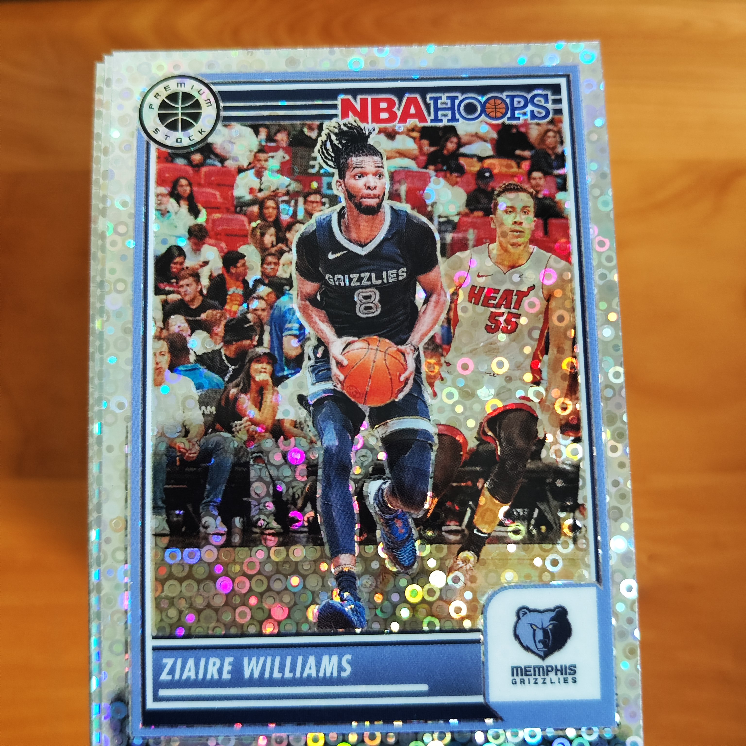 2023-24 【HADE拍卖-小卡之家】 NBA Hoops Ziaire Williams 威廉姆斯 泡泡折 金属版 premium stock   单卡base 卡品如图 A46