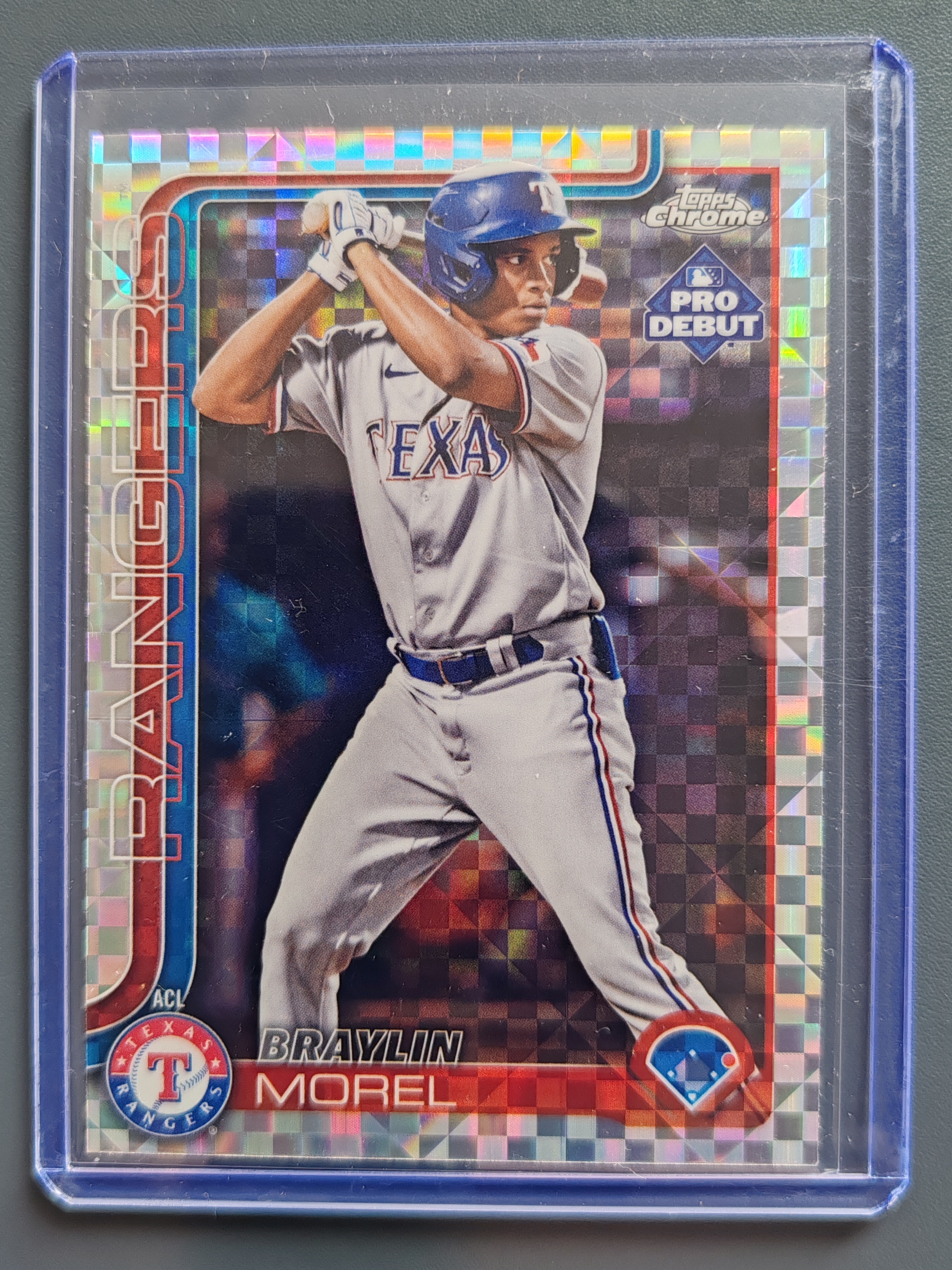 2025 Topps Pro Debut Braylin Morel 银棋盘折!#2【9527】