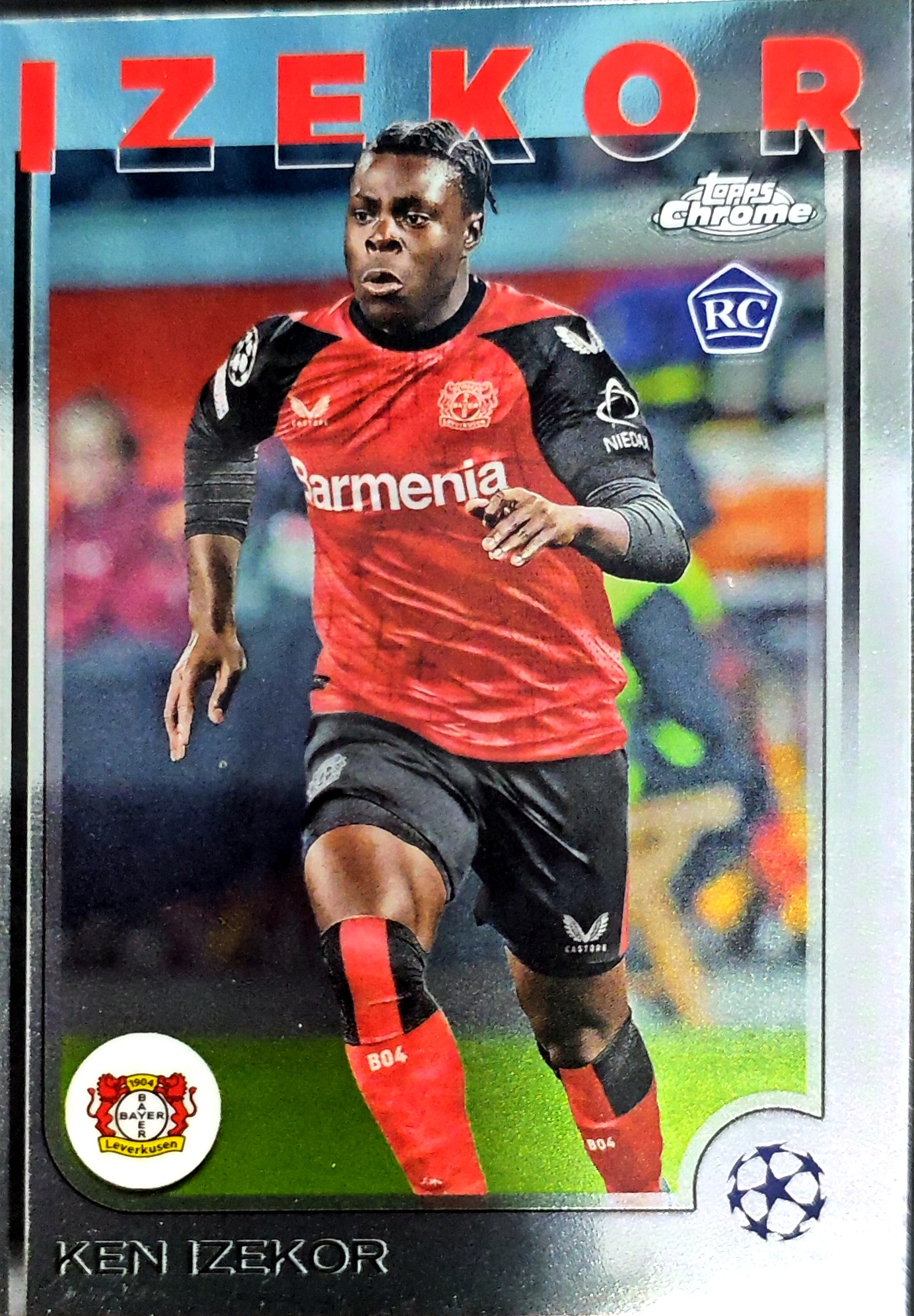 【K代拍】2025 Topps UCC Ken Izekor RC 欧战UCC 勒沃库森 肯 伊泽科 新秀