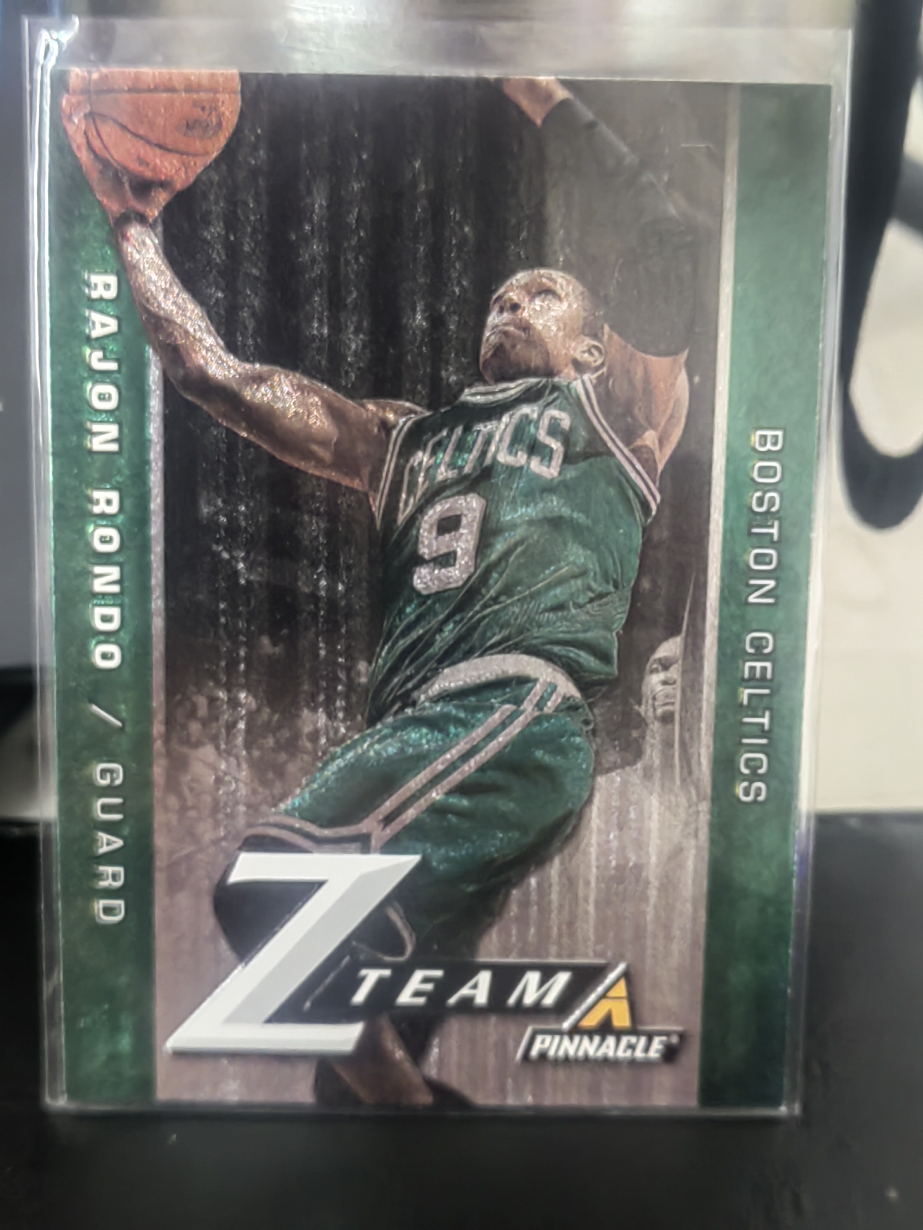 2013-14 Panini Pinnacle Rajon Rondo 巅峰 浮雕 朗多 隆多 凯尔特人 Z TEAM 篮 白边白角 不保卡品 卡品如图