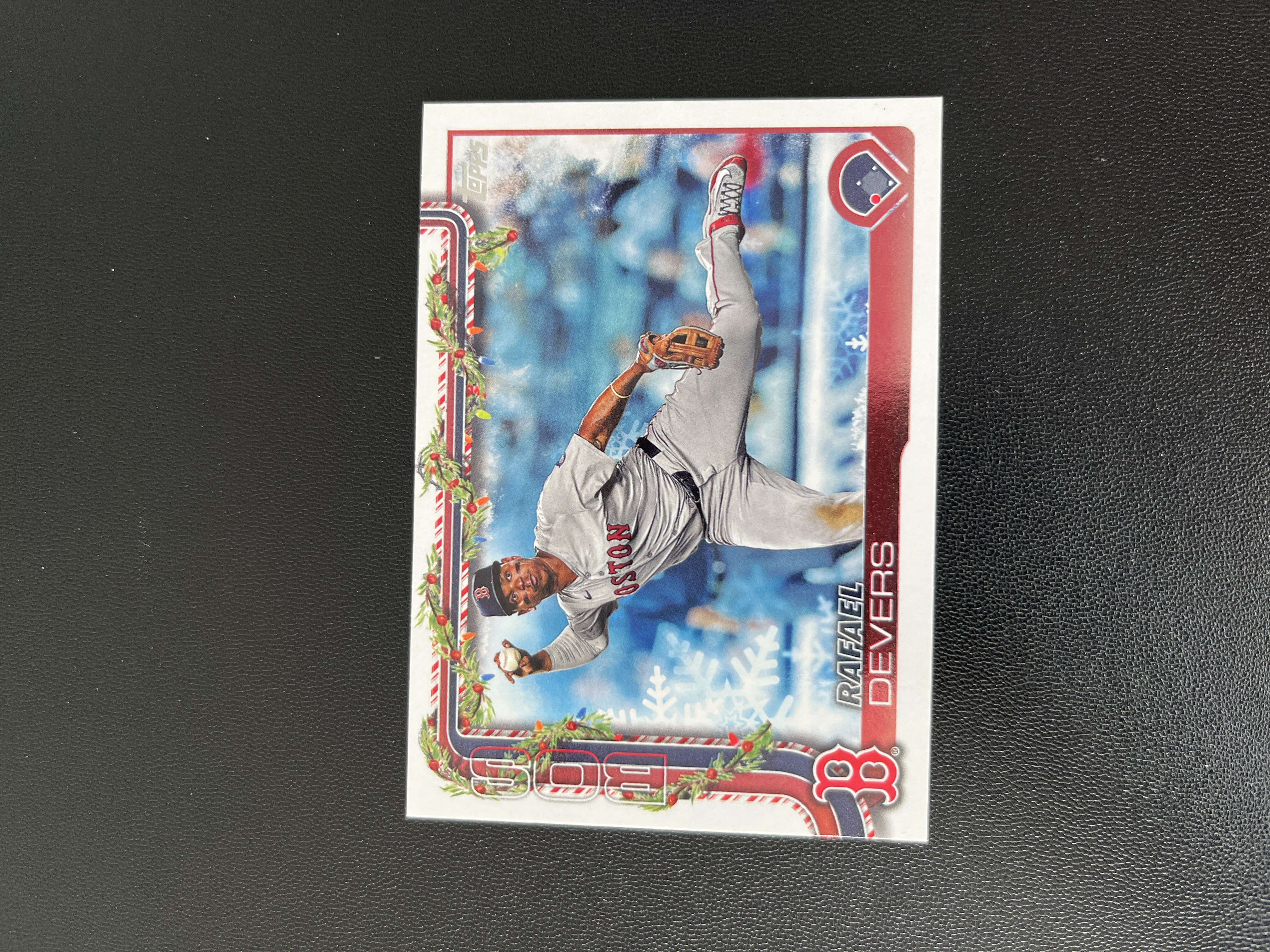 2025 Topps Holiday Rafael Devers 【禄卡拍卖】假日包 拉斐尔 德弗斯 红背变化版 波士顿红袜 10.31-光头-Z07