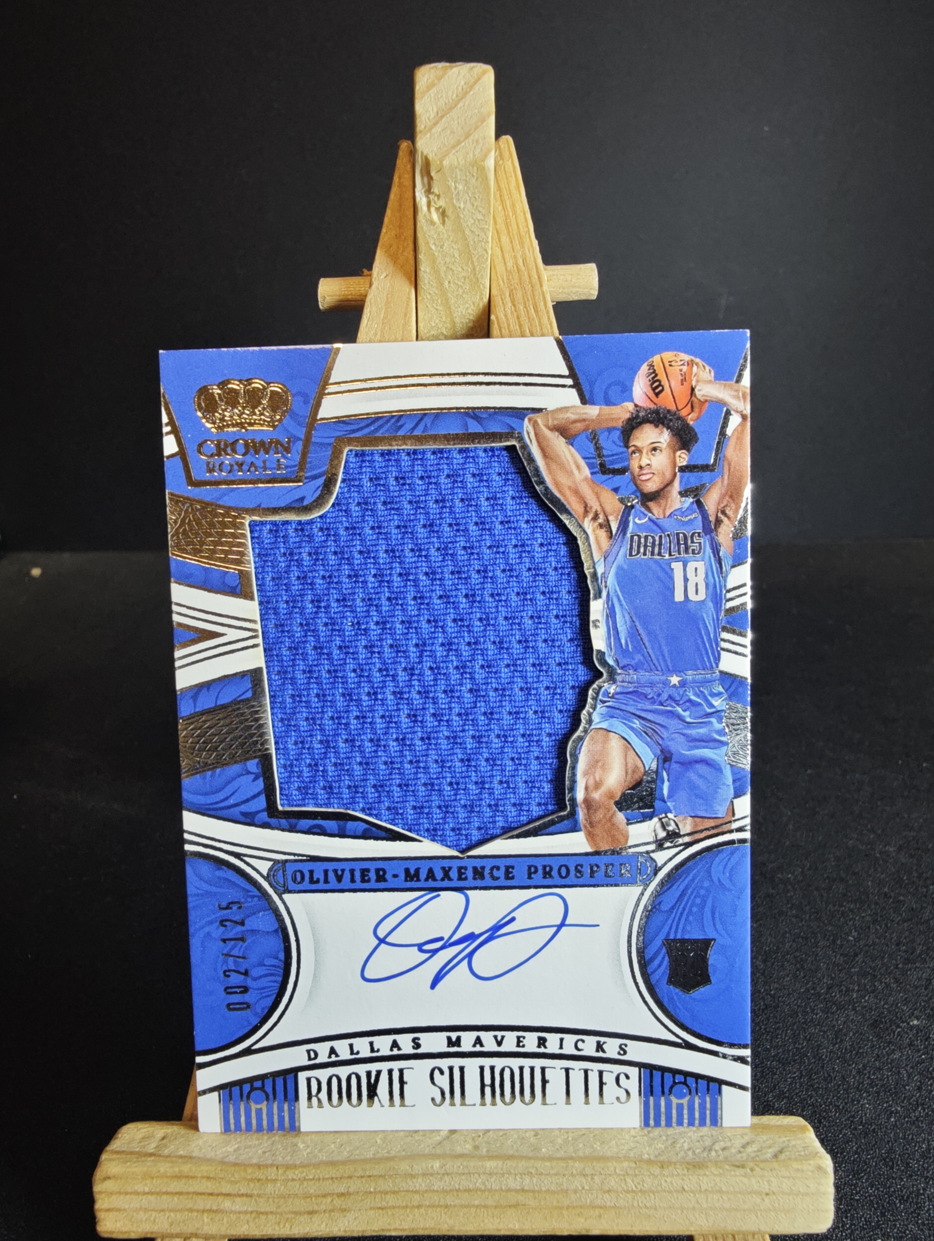 2023-24 Panini Crown Royale Olivier Maxence Prosper RC 皇冠 签字 卡签 奥利维耶 马克桑斯 普罗斯珀 新秀 卡品如图 杰瑞11.15 卡品如图