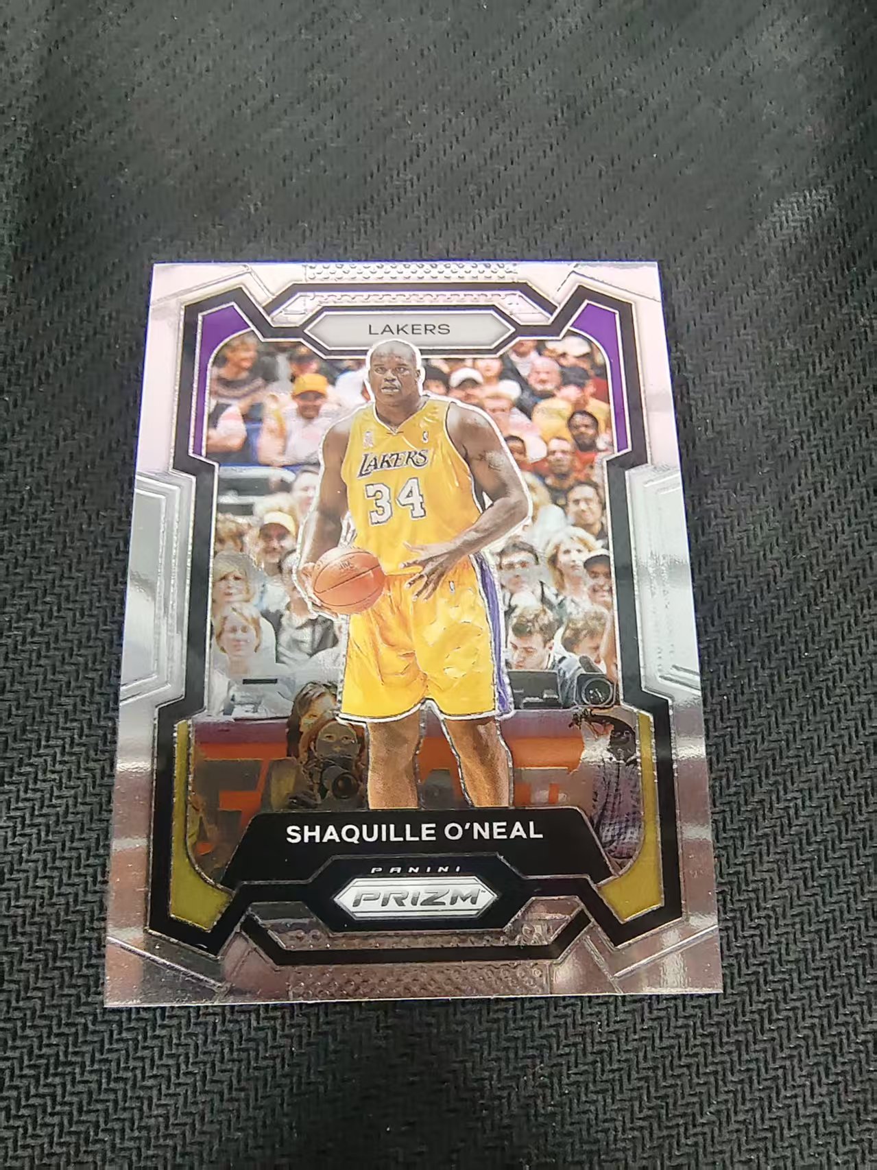 【可合并,不累计】2023-24 Panini Prizm Shaquille O'Neal 沙奎尔 奥尼尔 大鲨鱼 湖人 PZ 划痕 边角微瑕 #181