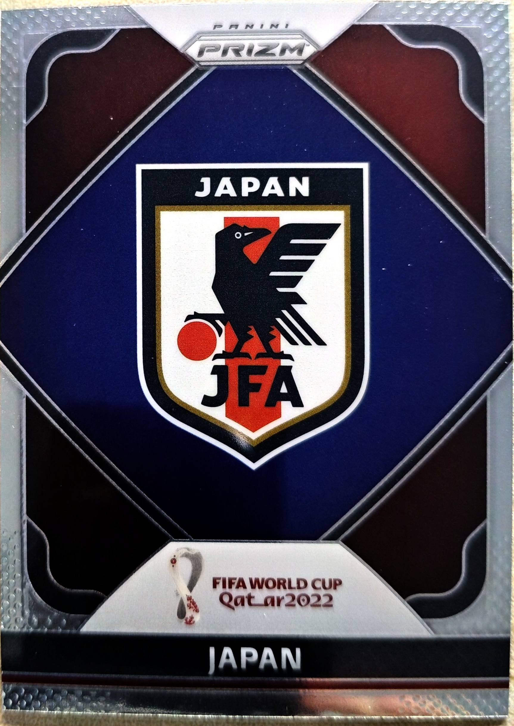 2022 Panini World Cup Prizm JAPAN 世界杯PRIZM 日本 日本队徽 特卡