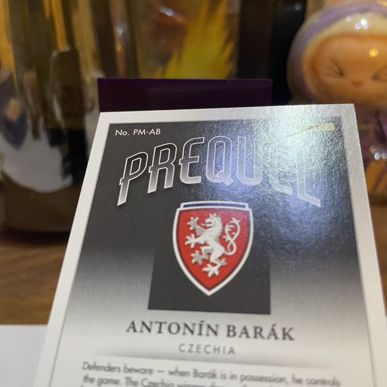 2024 Panini Noir Antonin Barak 【seven拍卖】诺尔 捷克 巴拉克 物料 18/75 卡品如图 细节如图 程昊