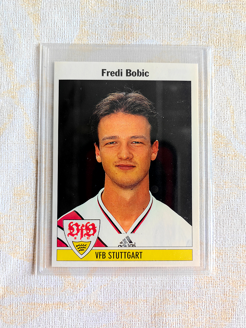 1994-95 德甲 贴纸 Fredi Bobic 博比奇 新秀 RC 三驾马车之一 射手王 斯图加特 德国 专收必备
