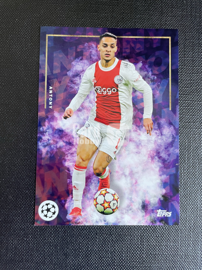 2022 Topps Mourinho Antony 【hellfire拍卖】topps 穆里尼奥白金盒 阿贾克斯 巴西 安东尼 base 轻微白边介意勿拍 YN