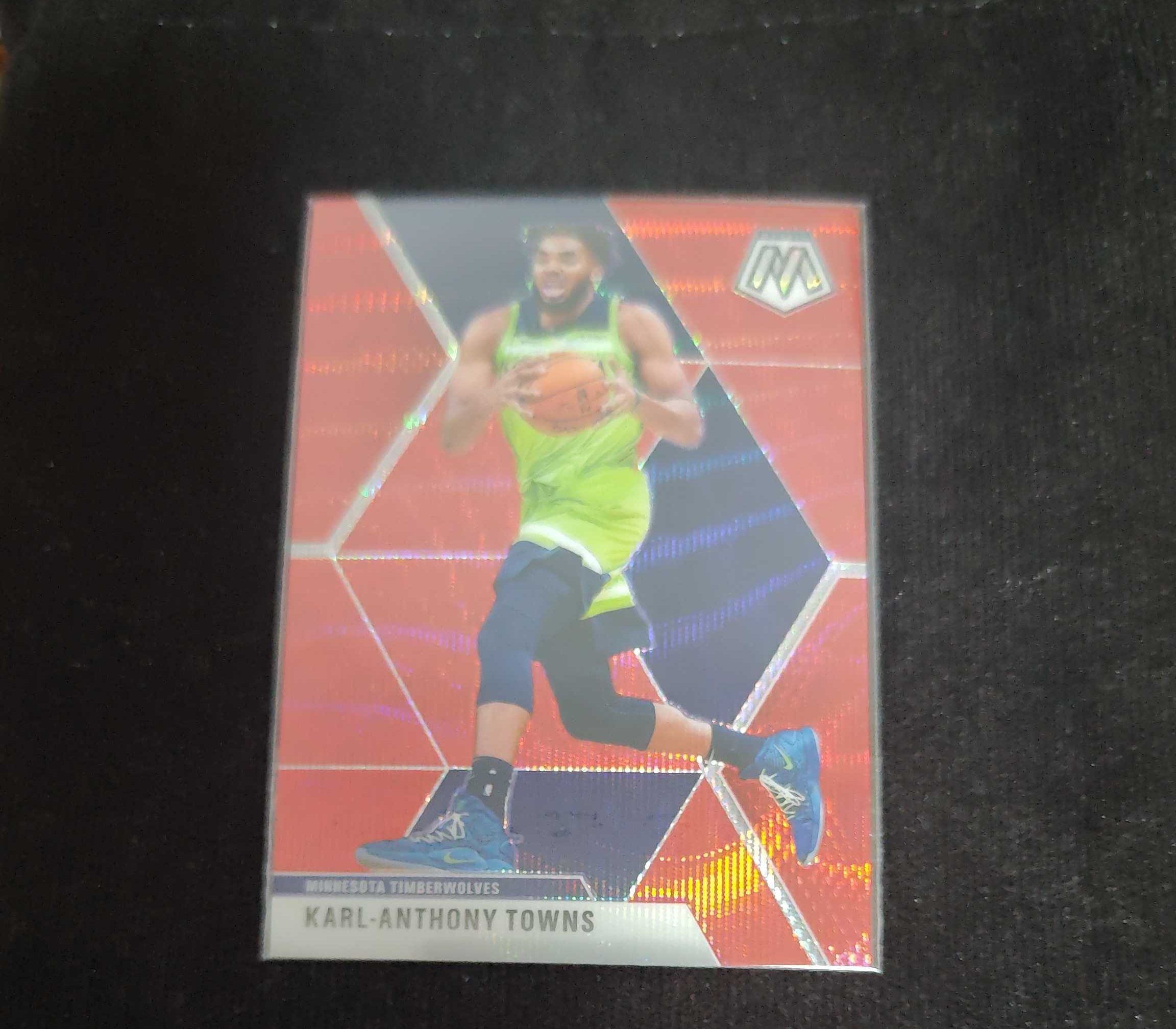 2019-20 Panini Mosaic Karl Anthony Towns 馬賽克 唐斯 森林狼 紅波紋 折射