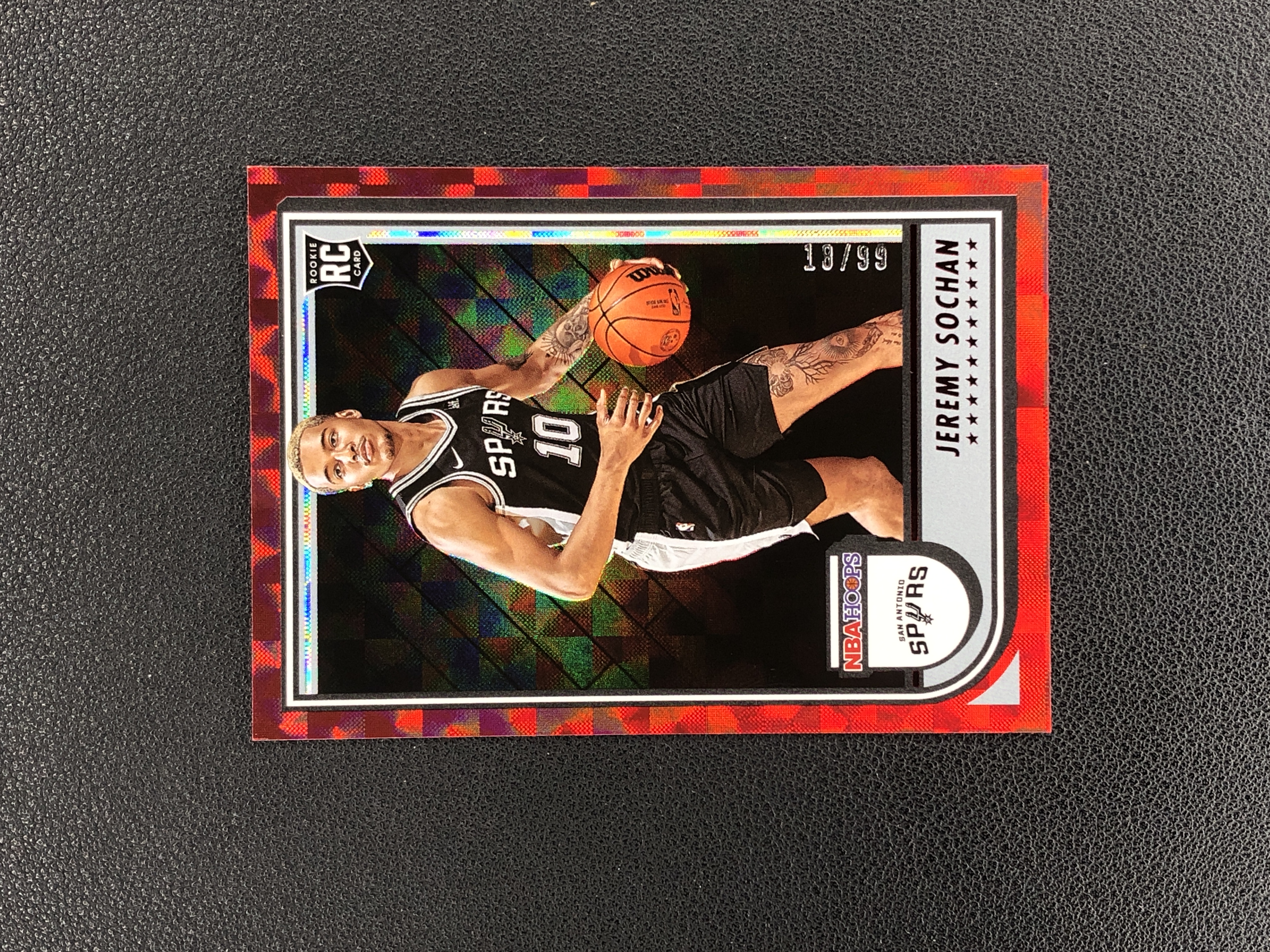 2022-23 Panini NBA Hoops Jeremy Sochan RC 【禄卡拍卖】杰里米 索汉 新秀 红风车折 99编 马刺 C1W-4.23-LK226-007