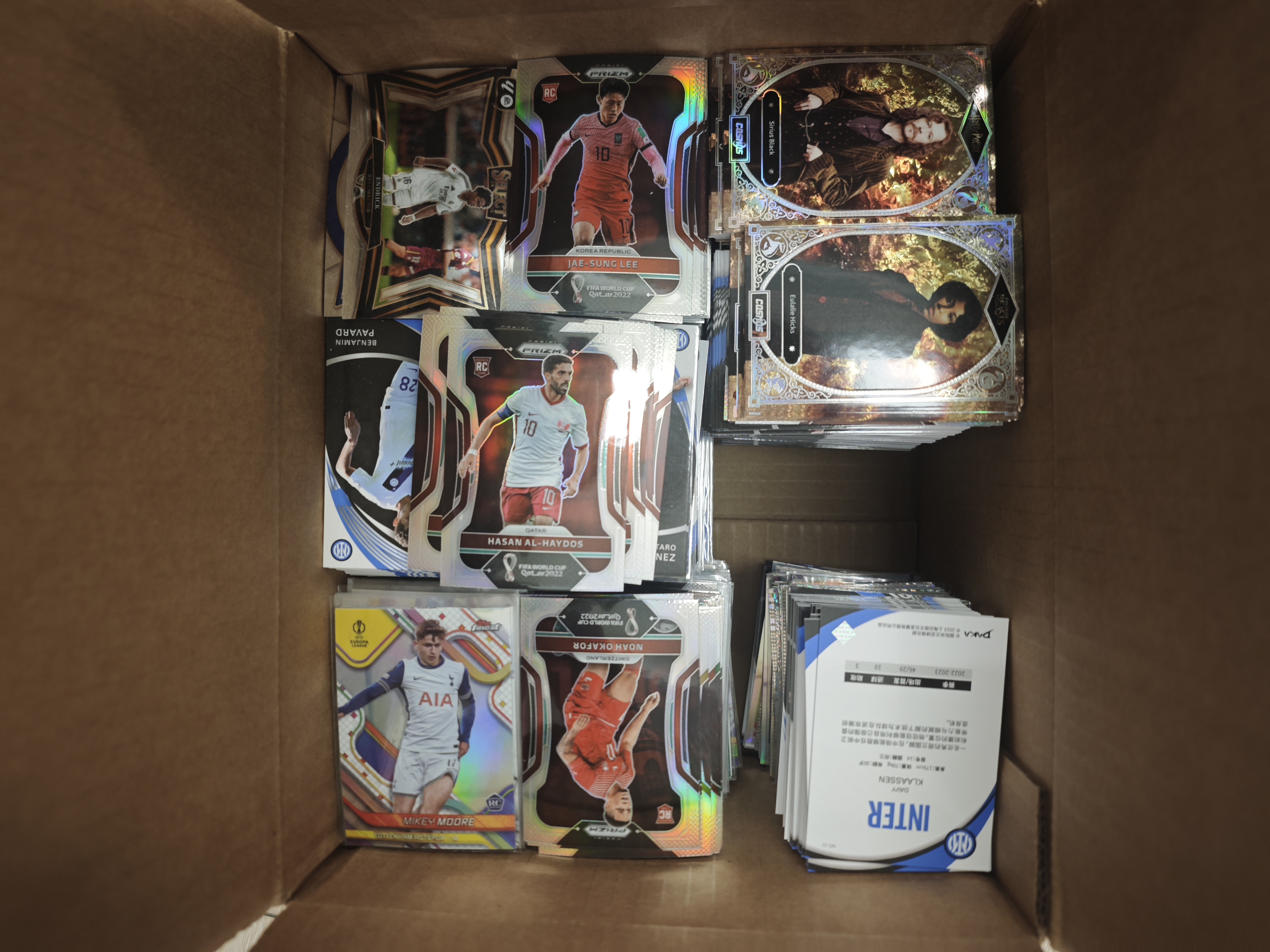 2022 Panini Prizm Fifa World Cup BASE 1500张左右 含世界杯pz select finest 达咖国米等系列 不包人物不包卡品 顺丰到付介意勿拍