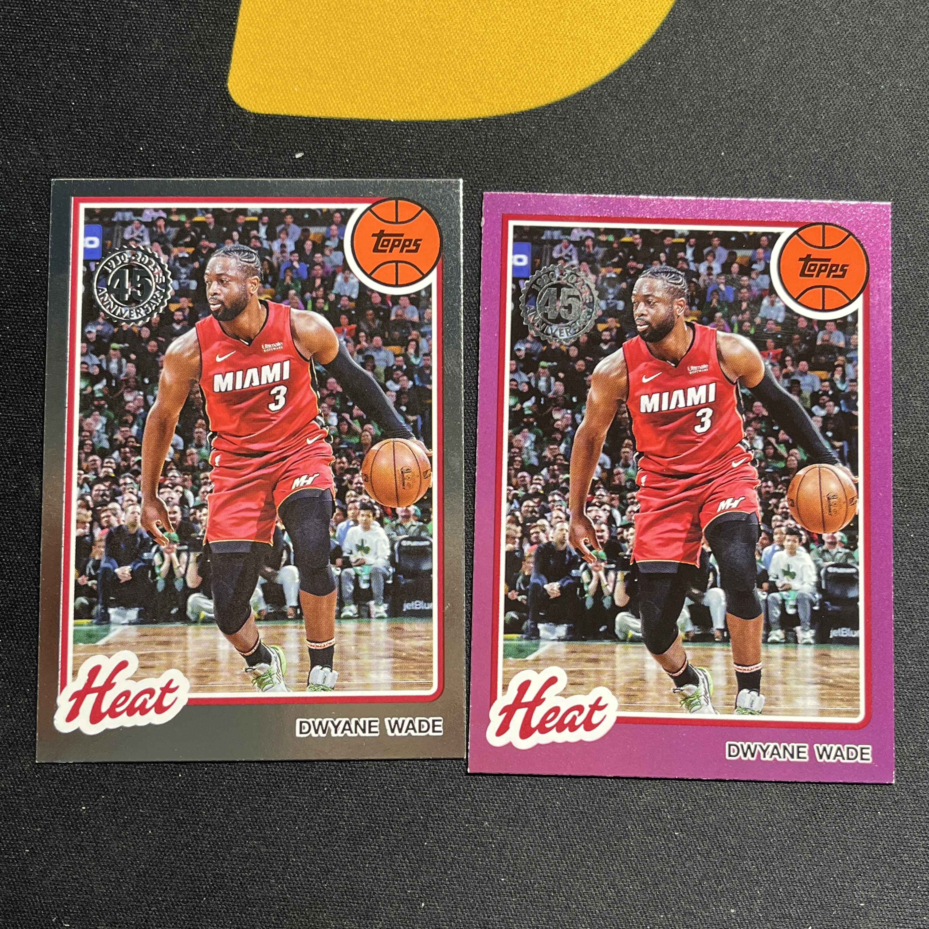 2025-26 topps flagship 韦德 粉平行 45周年 复古 特卡 打包 lot 【立抖2