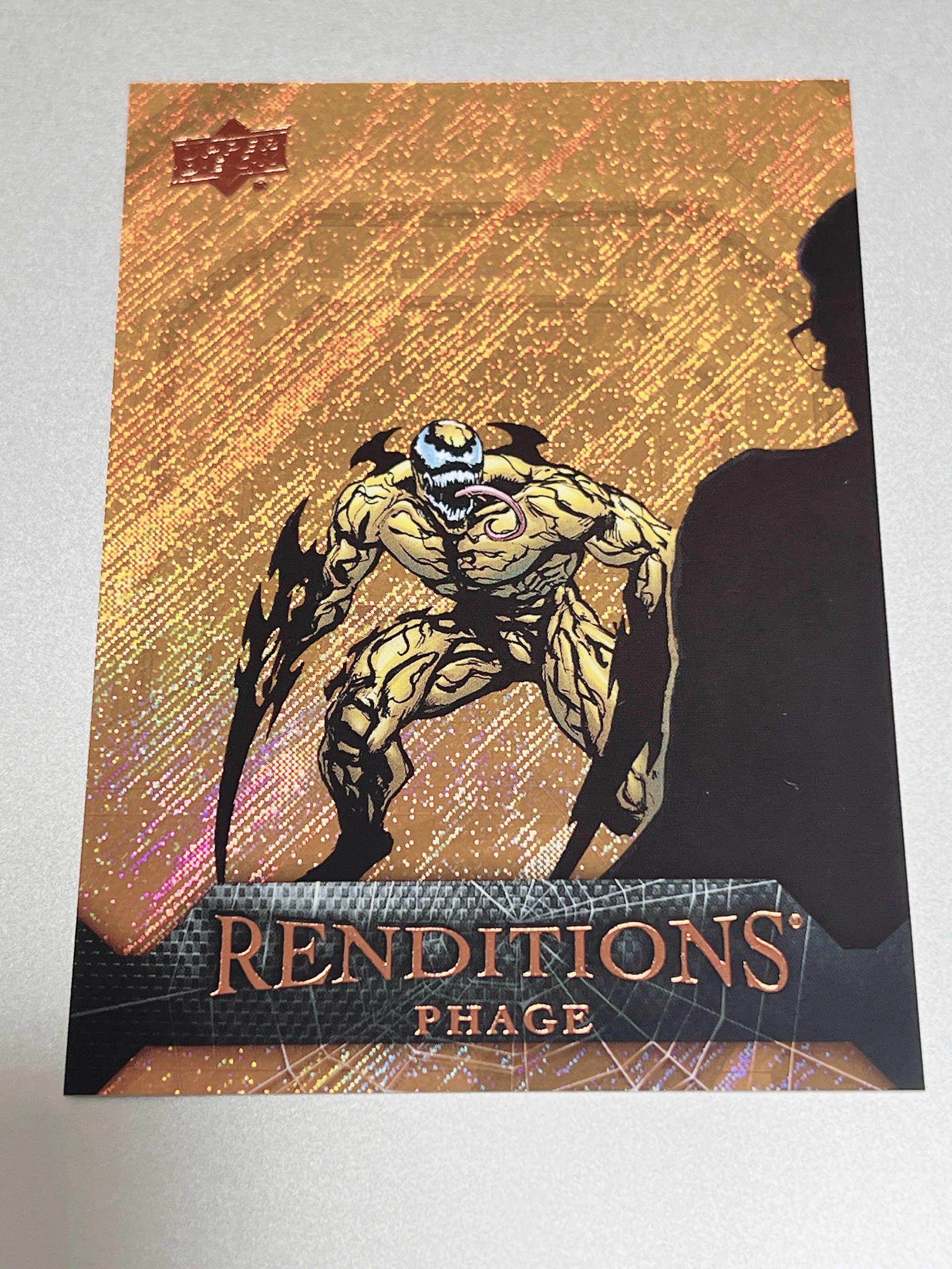2024 Upper Deck Marvel (MCU) renditions 漫威 蜘蛛侠 演绎 Phage 吞噬 限量 157/299 299编 毒液共生体 品相如图 凑套必备