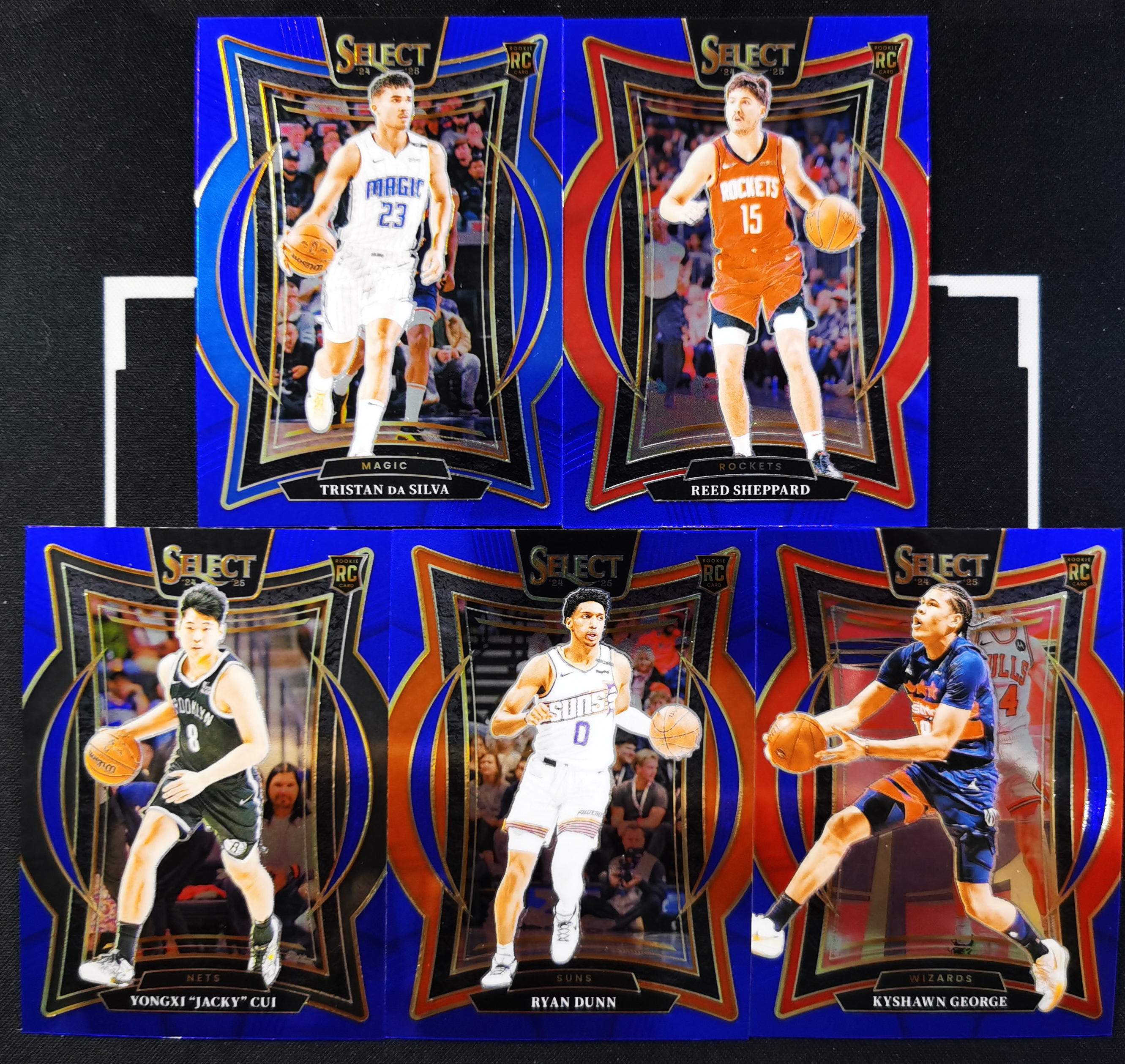 2024-25 PANINI SELECT 新秀 RC 席尔瓦 谢泼德 崔永熙 杜伦 凯肖恩 乔治 一图打包 收藏必备 卡品如图 -carlos-【乌苏拍卖】