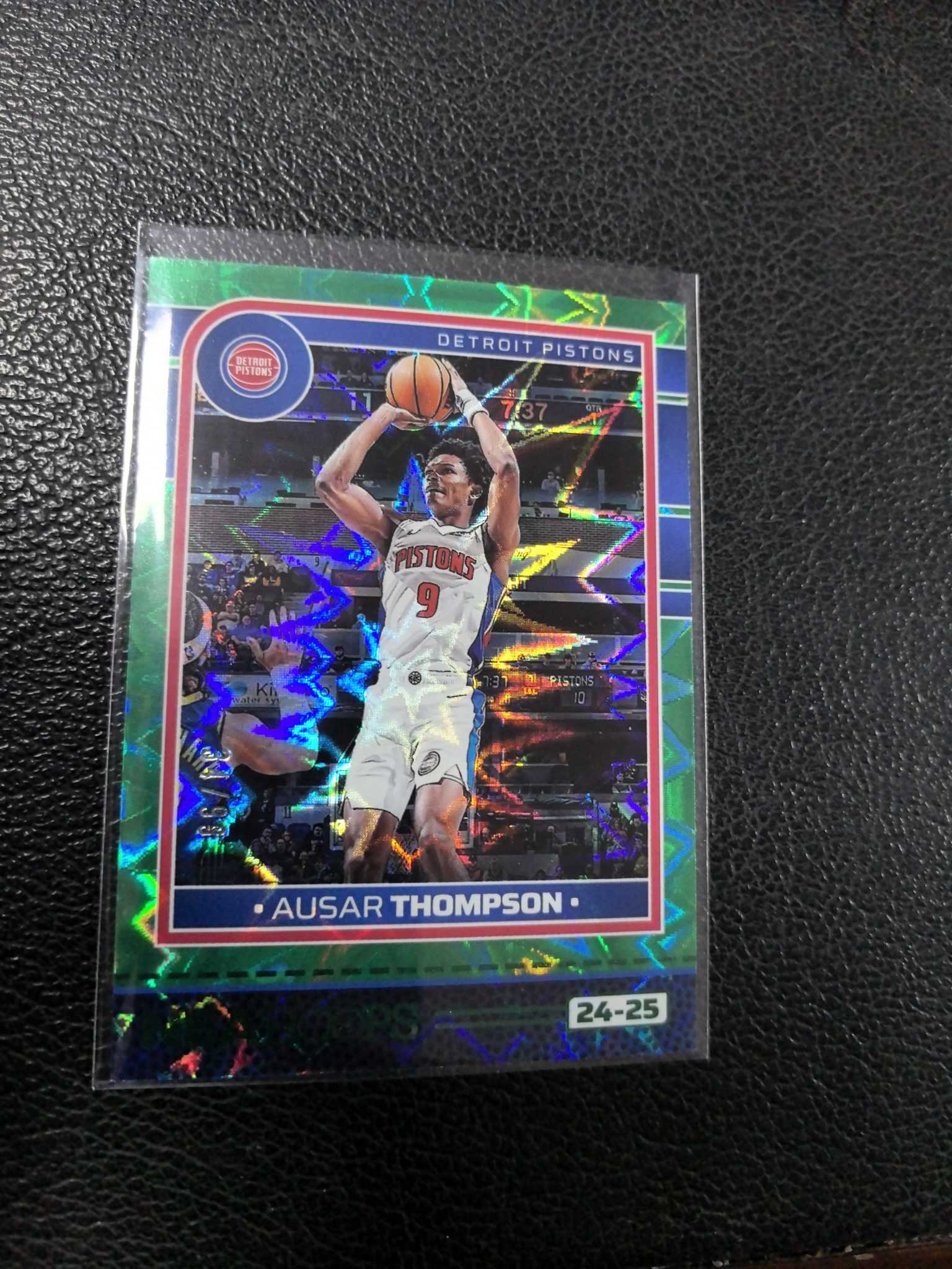 2024-25 奥萨 汤普森 99编 活塞 爆炸折 绿爆炸 折射 12-2