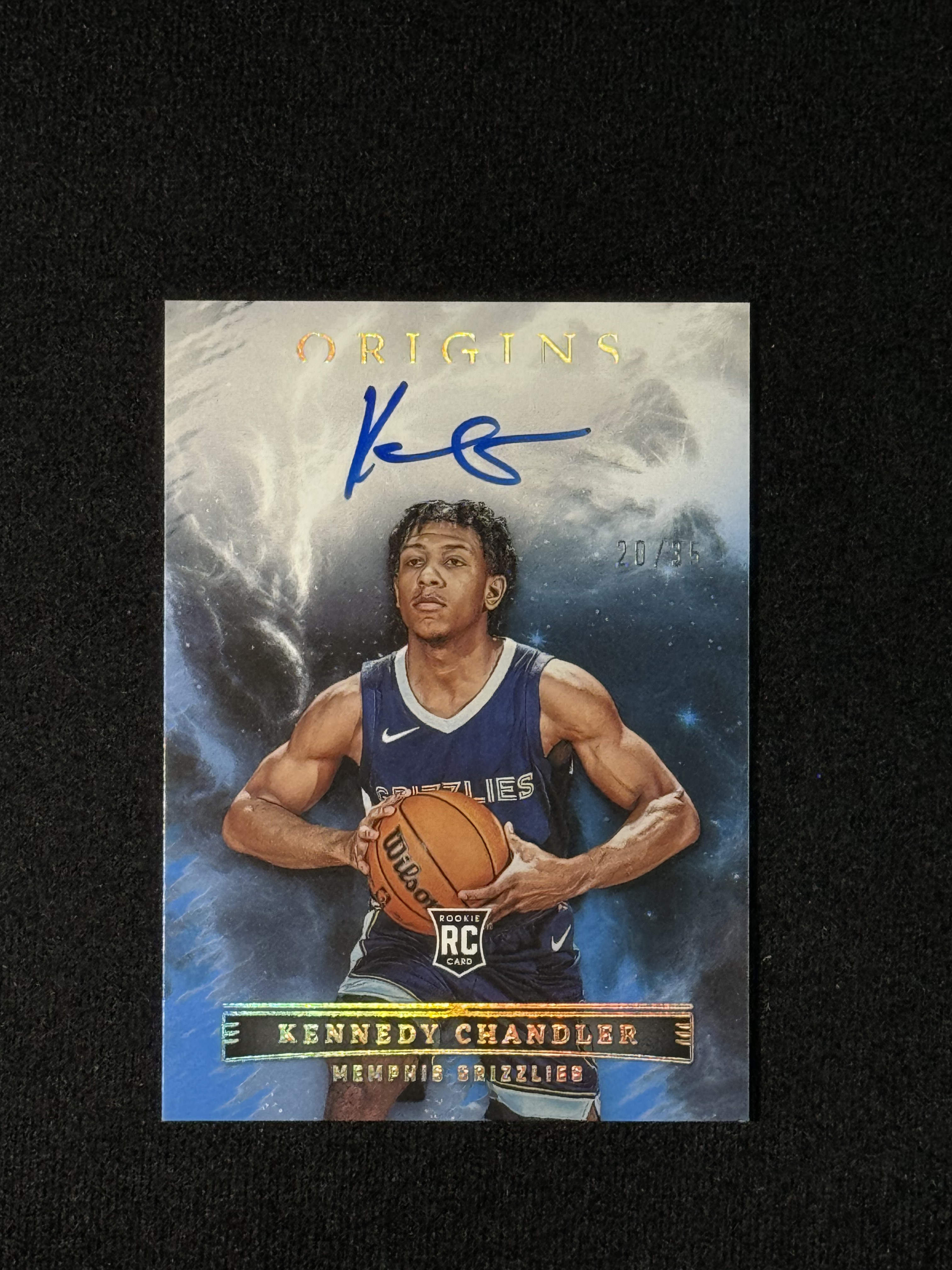 2022-23 Panini Origins Kennedy Chandler RC 【扎克代卖】起源 卡签 灰熊新秀 肯尼迪 钱德勒 35编 实卡好看 瑕疵如图 福盒 猪脚饭