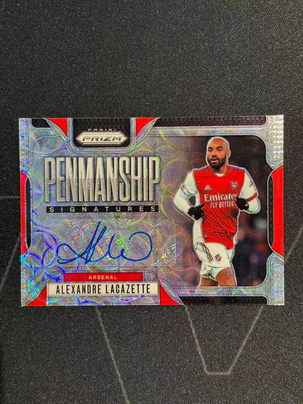 【梦卡拍卖】2024-25 Panini Prizm Alexandre Lacazette 书法签 签字 阿森纳 亚历山大 拉卡泽特 PZ 细节如图 #DD# 乐哥