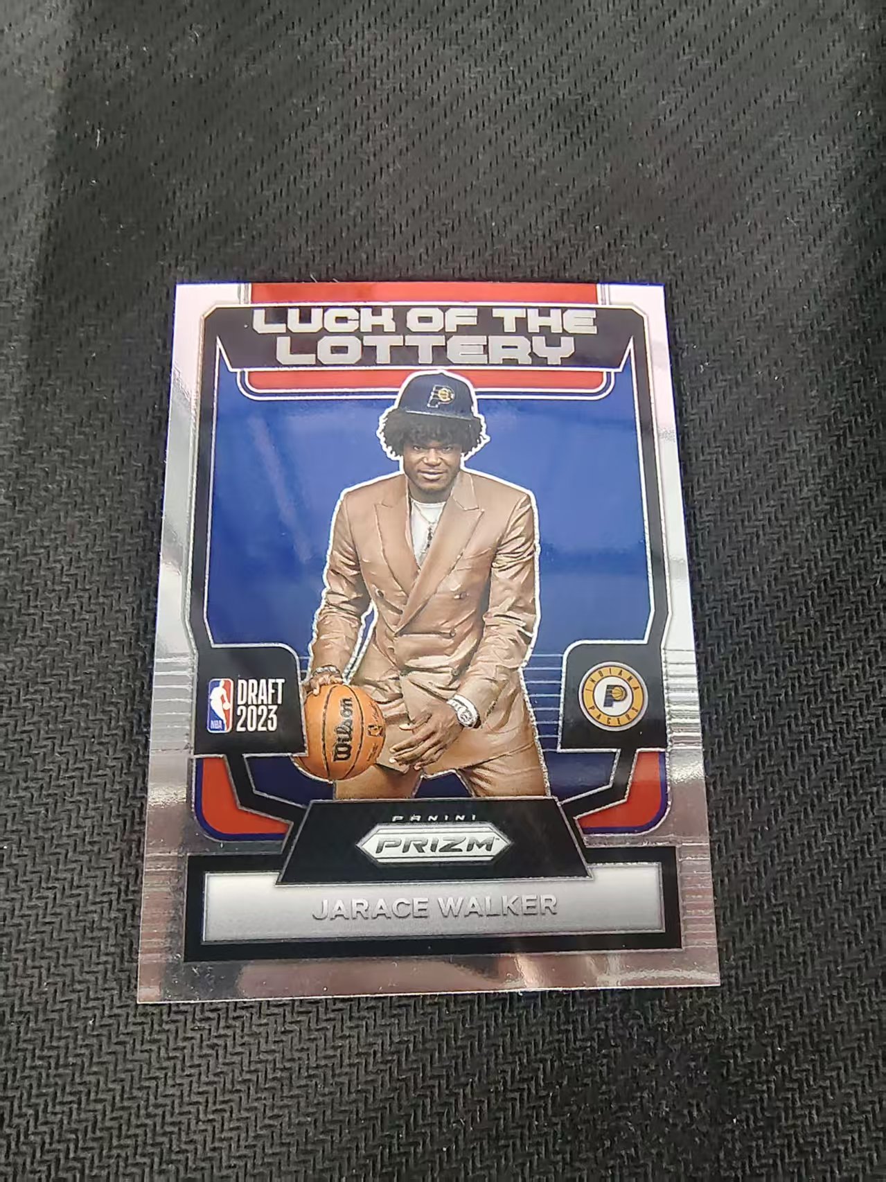 【可合并,不累计】2023-24 Panini Prizm Jarace Walker RC 贾雷斯 沃克 乐透秀定裝特卡 PZ 划痕 边角微瑕 介意勿拍 #6