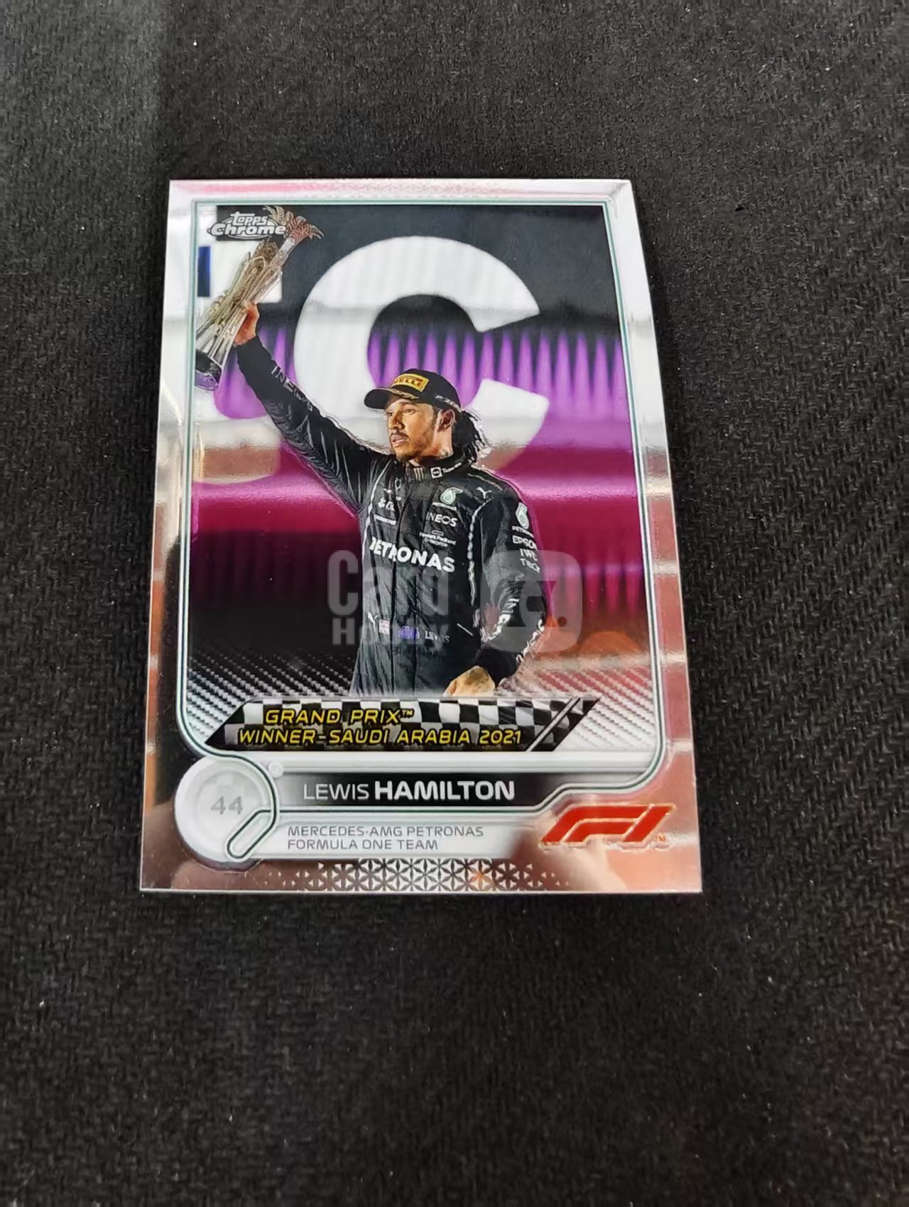 2022 Topps Chrome F1 Lewis Hamilton 刘易斯 汉密尔顿 AMG梅赛德斯奔驰 划痕 边角瑕疵 #171