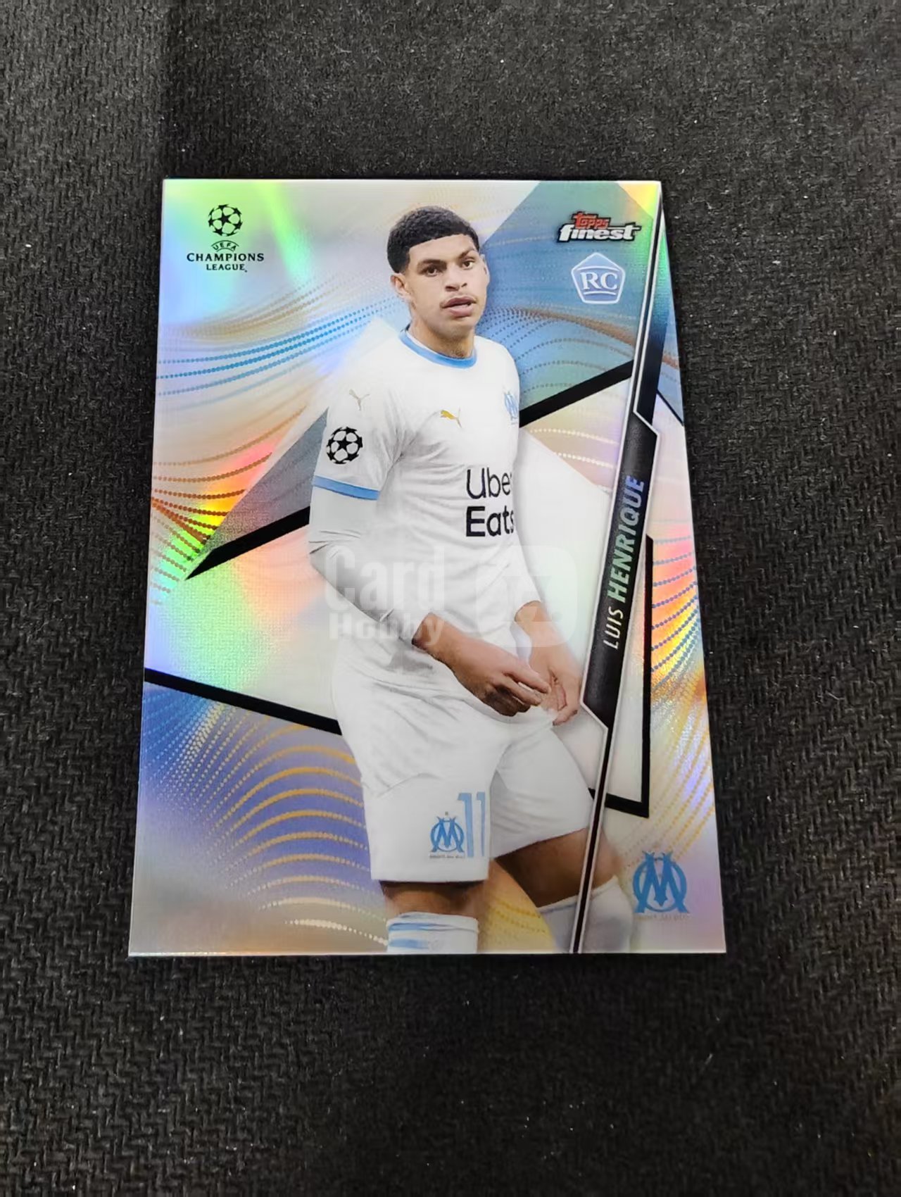 【可合并，不累计】2021 Topps Finest Luis Henrique RC 路易斯 恩里克 亨里克 新秀Rc 欧冠 银折 划痕 边角瑕疵 #3