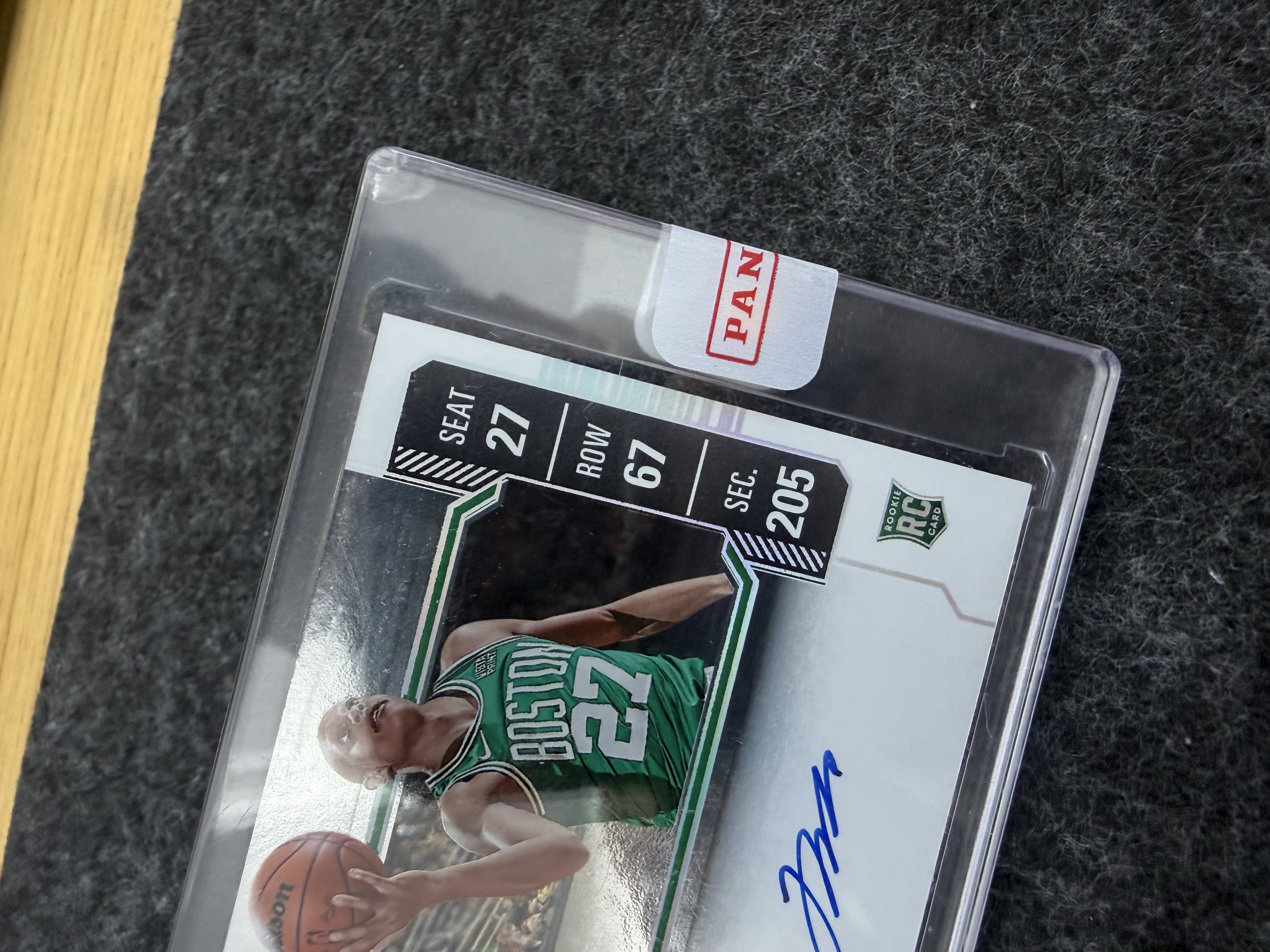 【瑞卡代拍】2023-24 Panini Contenders Jordan Walsh RC 球票 新秀 乔丹 沃尔什 文班亚马新秀年 变化版 卡签 签字 29/99编 原封砖卡品瑕疵如图【李总】