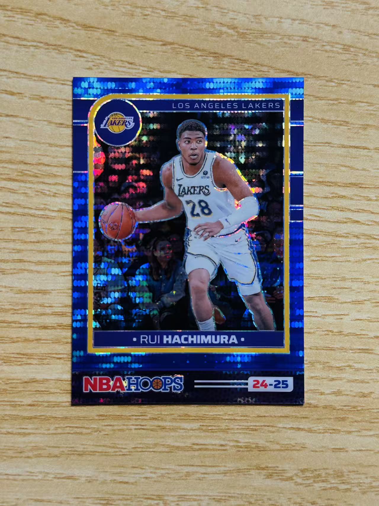 2024-25 Panini NBA Hoops Rui Hachimura 嘿嘿代卖 八村垒 蓝disco折 99编 湖人 小日本 收藏必备