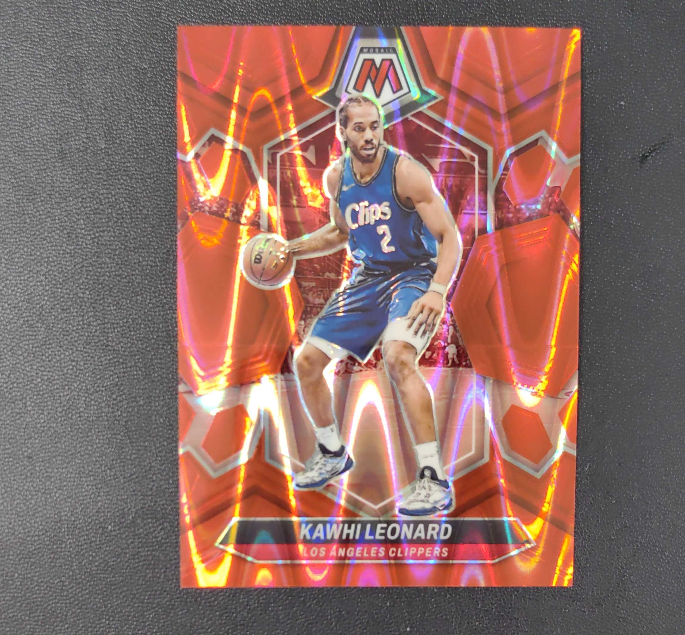 2023-24 Panini Mosaic Kawhi Leonard 马赛克 科怀 伦纳德 小卡 卡哇伊 快船 红熔岩折 折射 299编 东契奇 sga 库里 文班亚马 詹姆斯 多张再拍